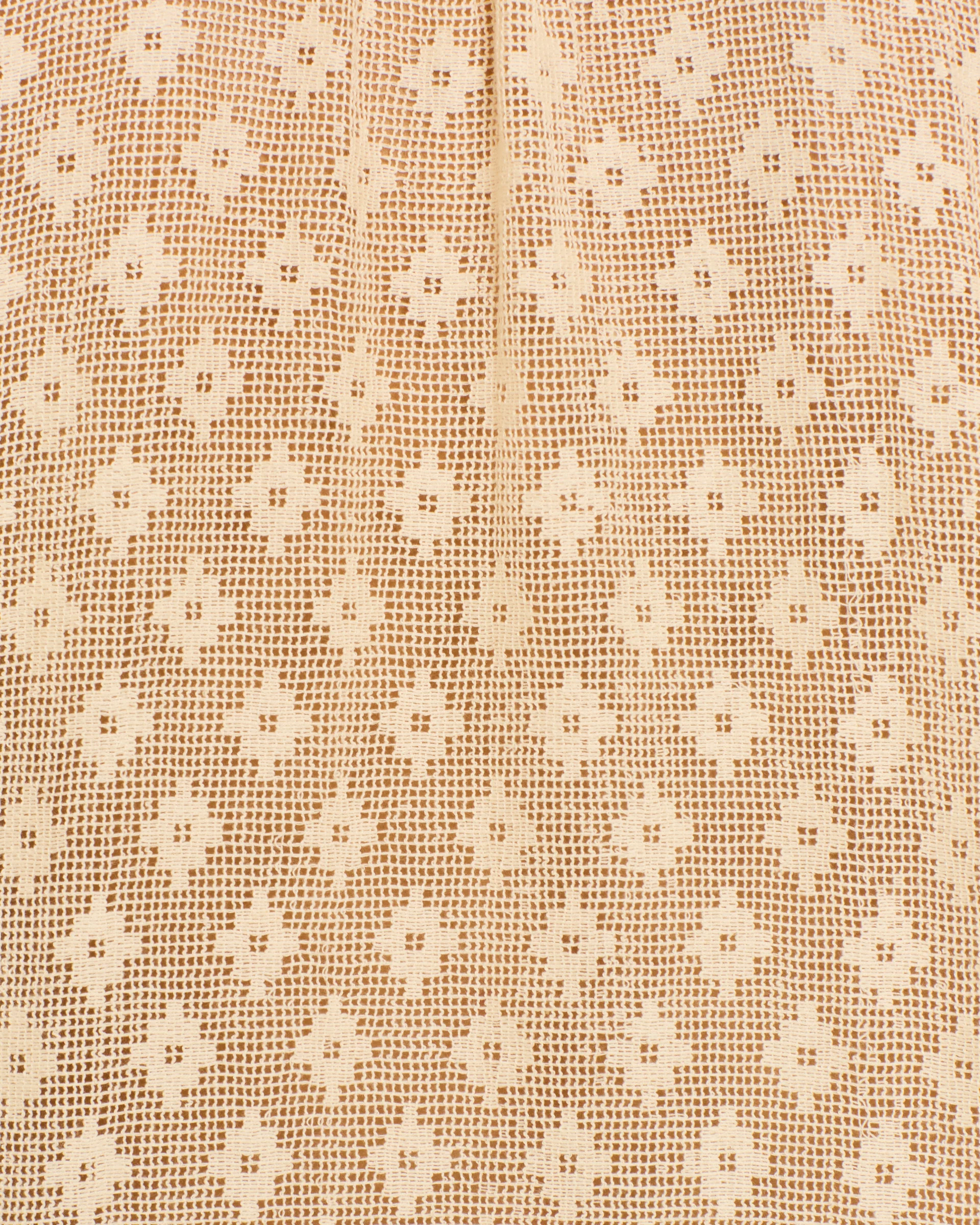Mazie Antique Bone Lace Shirt - Image 7