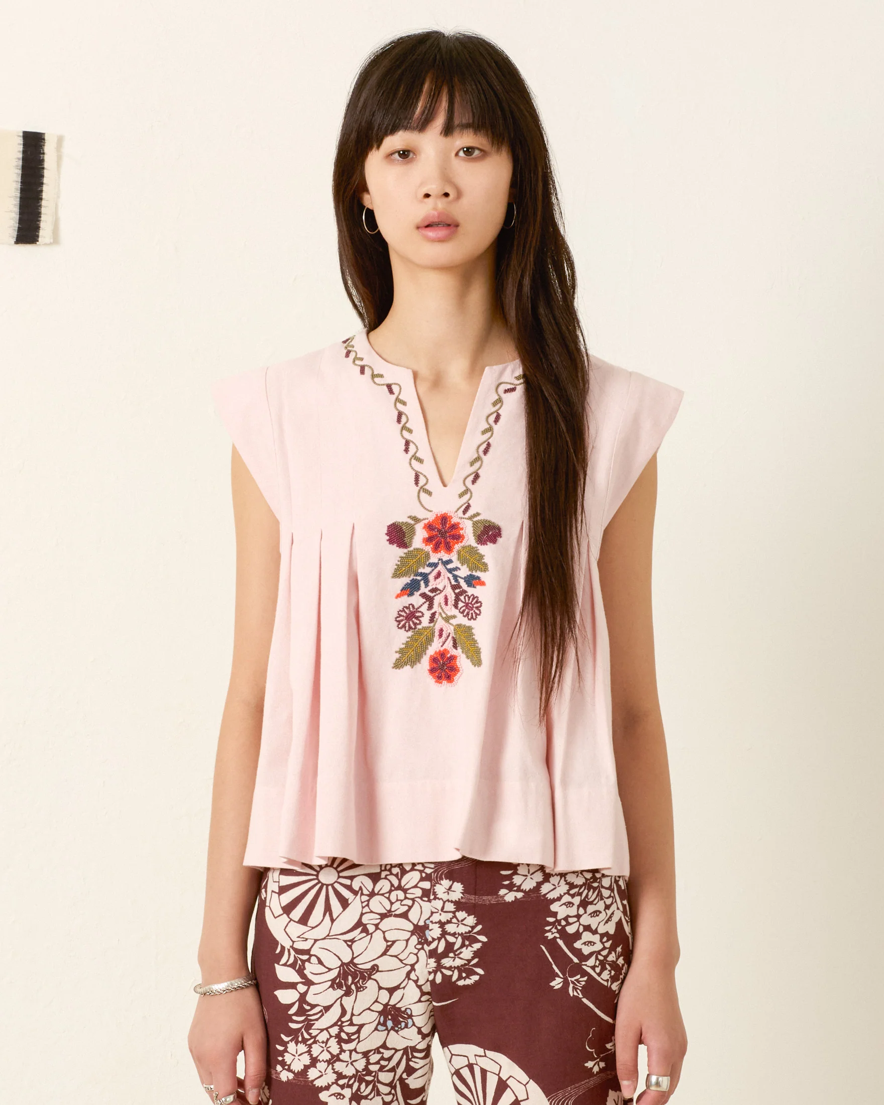 Nadine Heirloom Flora Top