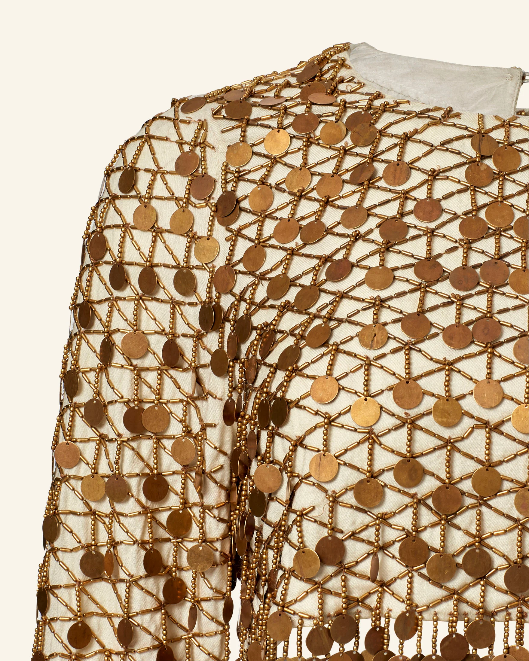 Nina Whitegold Coin Top - Image 3