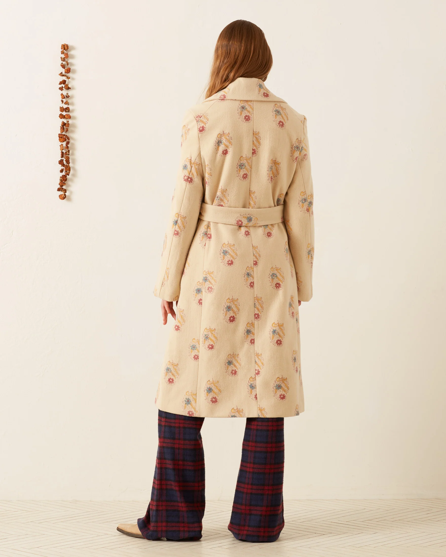 Officer Fireflower Wool Coat - Image 5