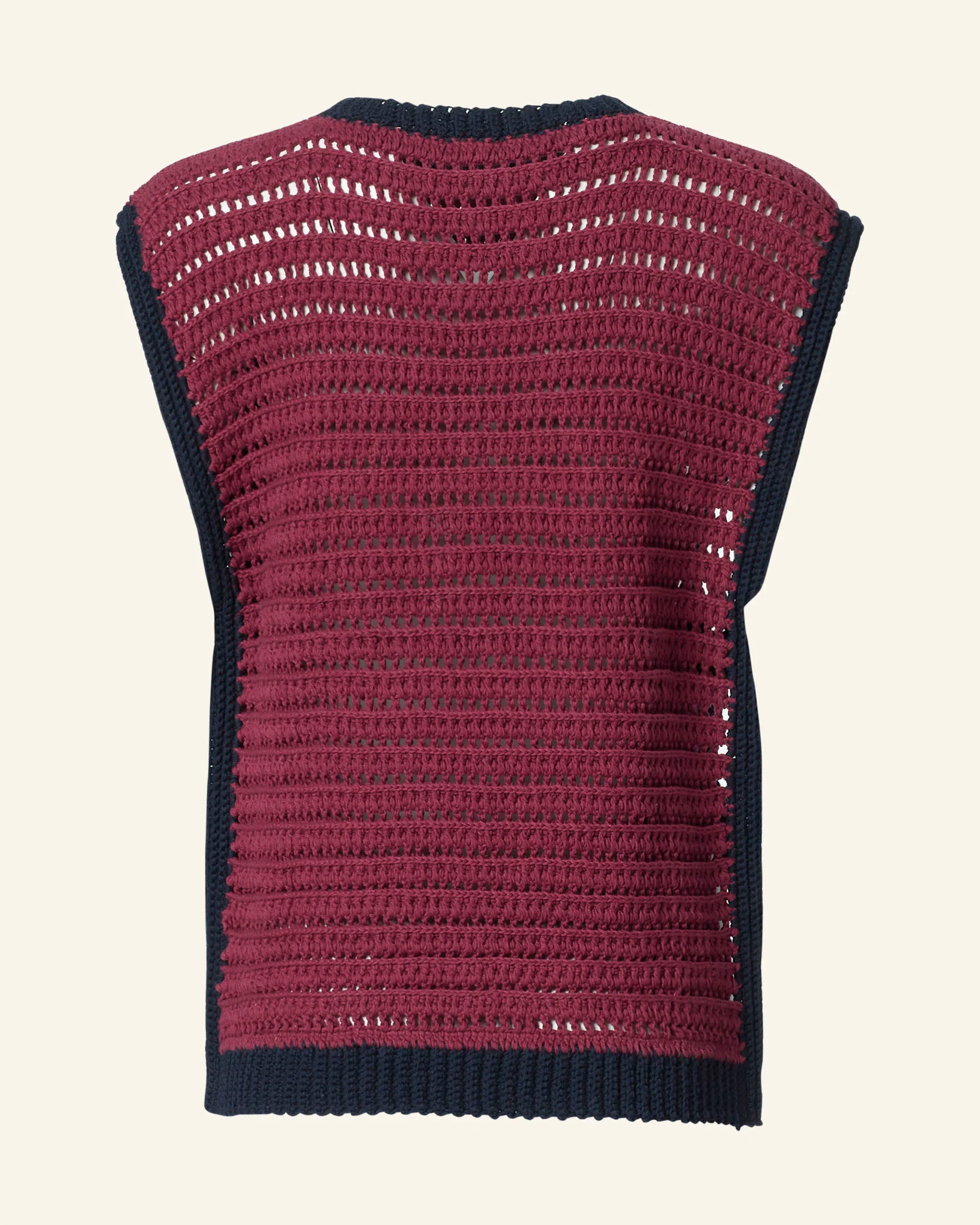 Oona Mulberry Crochet Top - Image 5