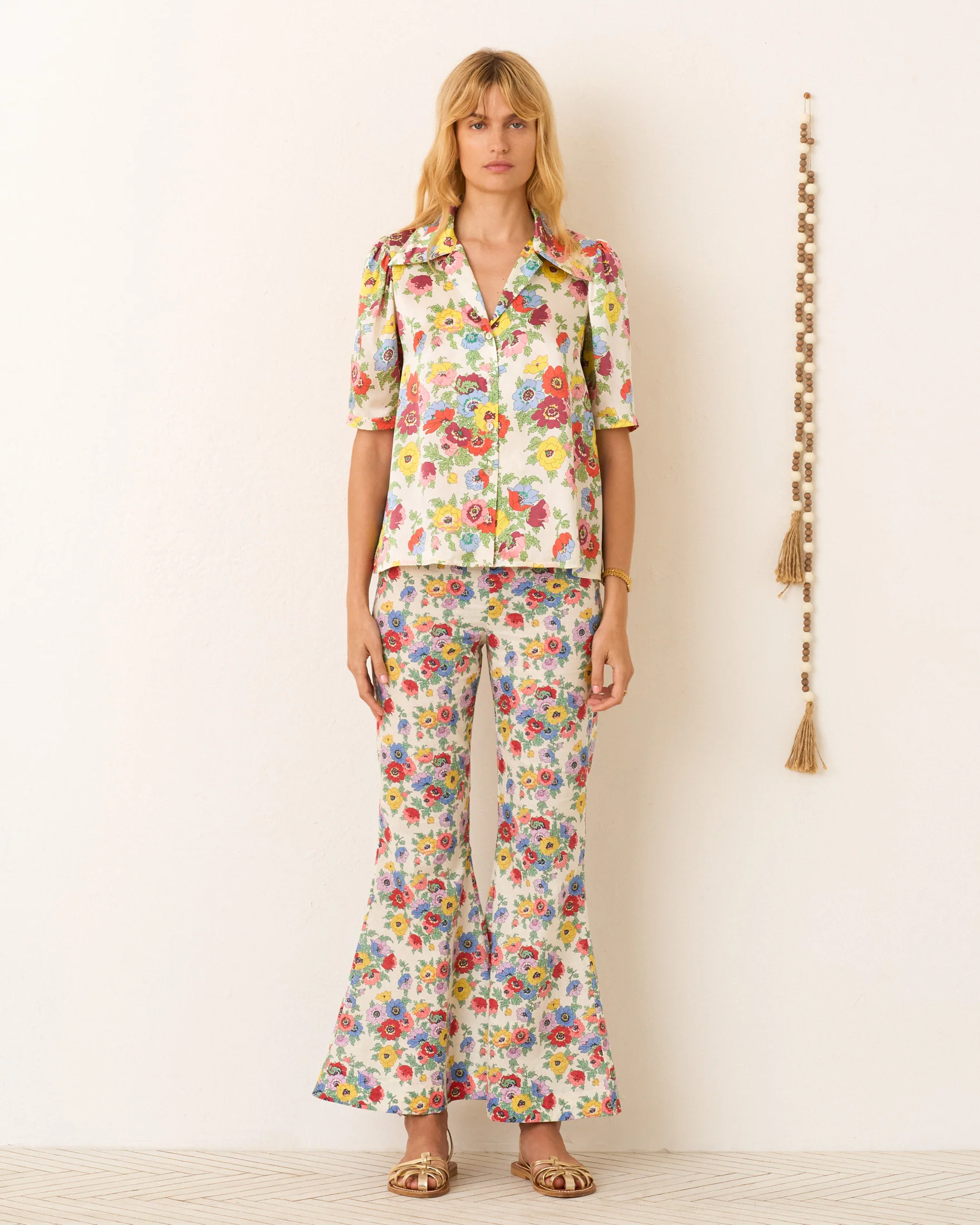 Ophelia Wildflower Silk Shirt - Image 2