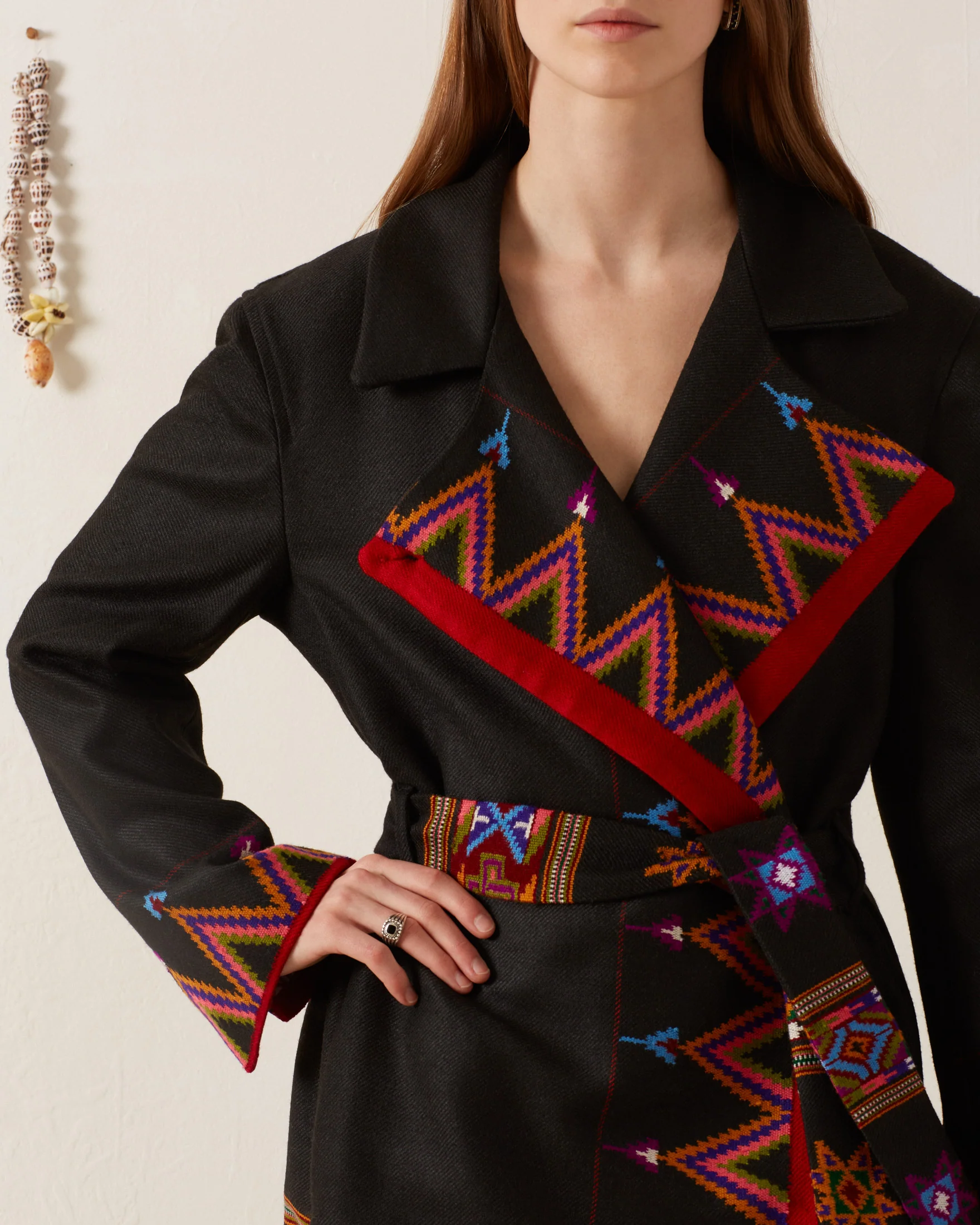 Penelope Wildflower Wool Coat - Image 3