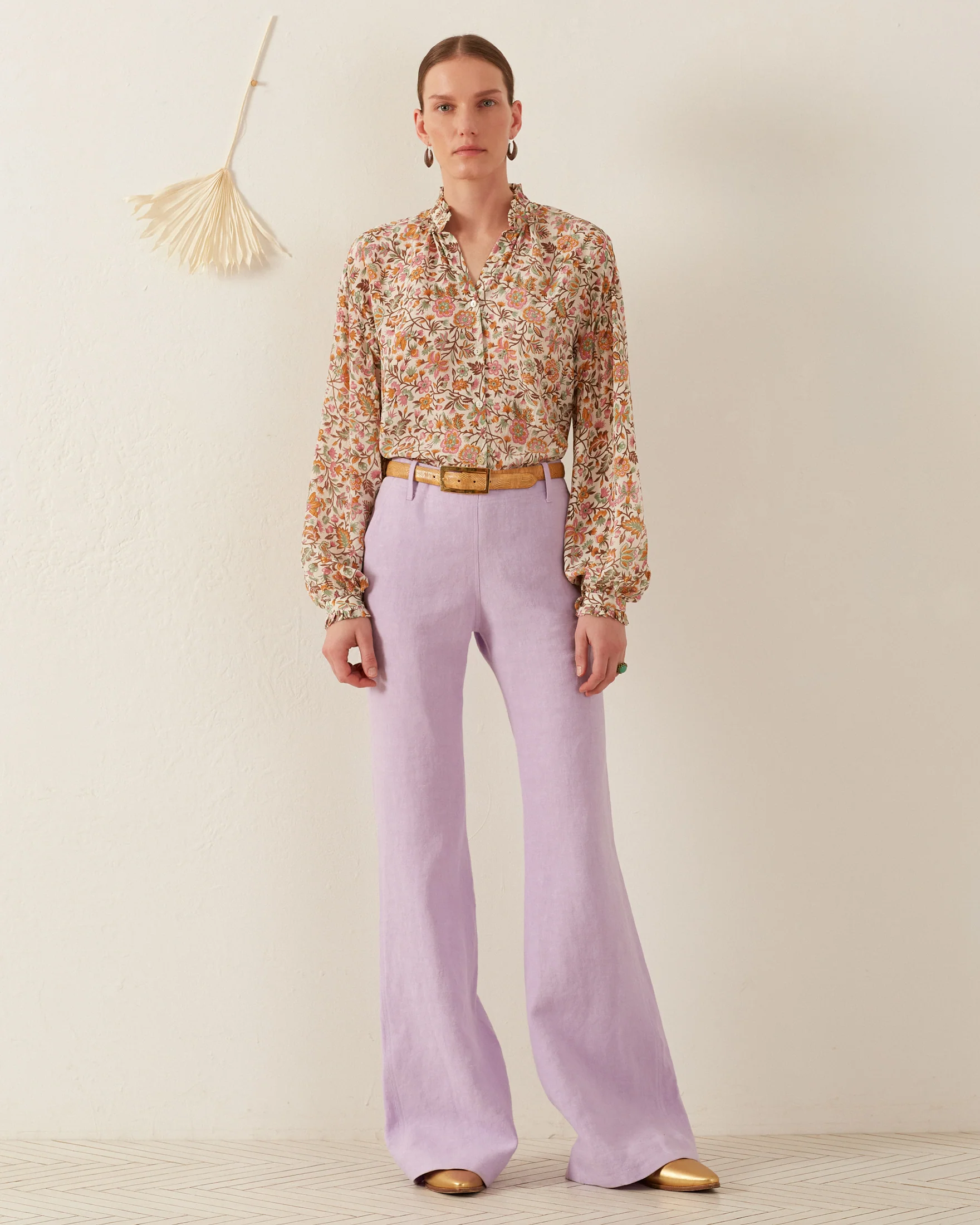 Poet Garden Party Silk Blouse - Image 5