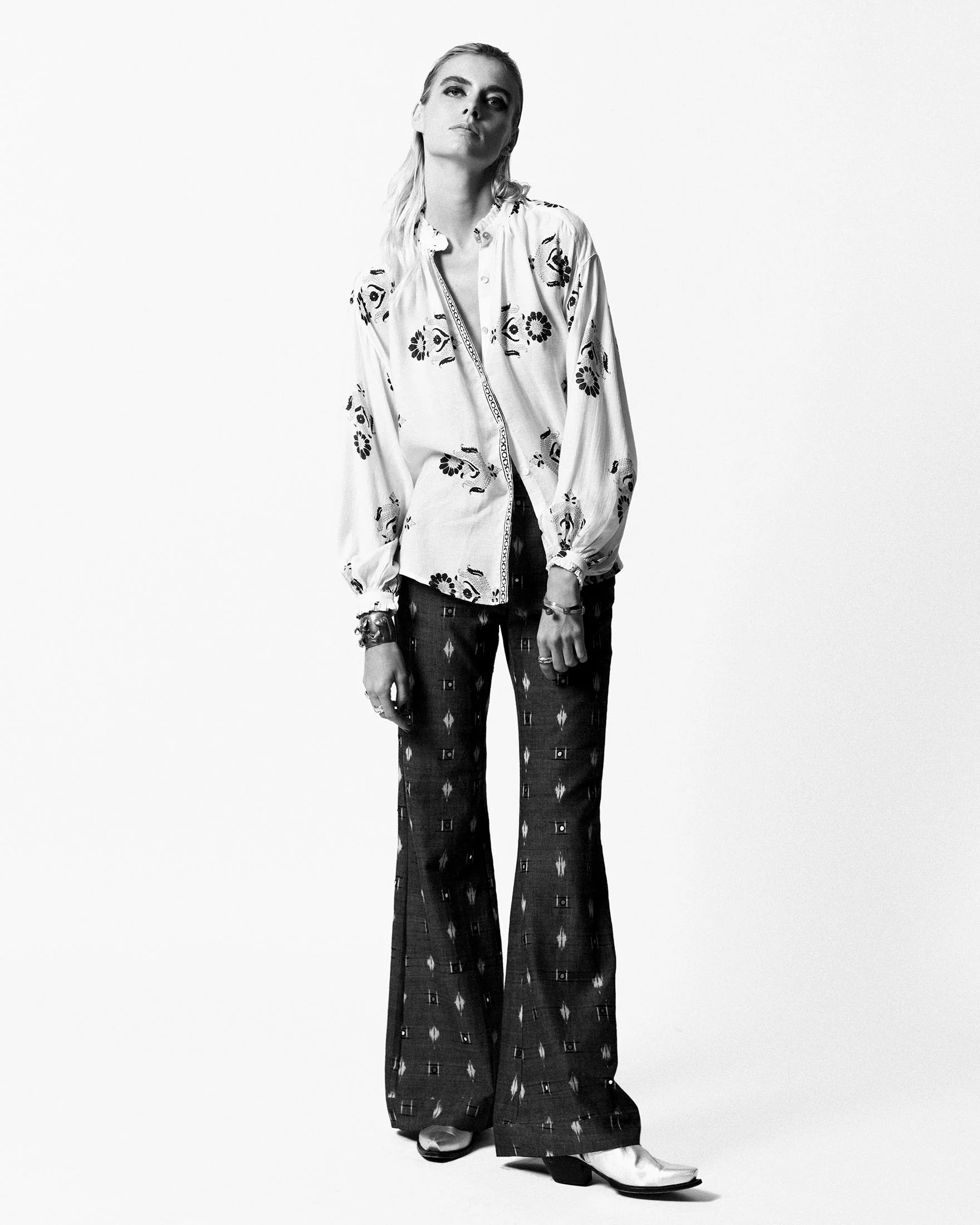 Poet Ink Cactus Flower Shirt - Image 3