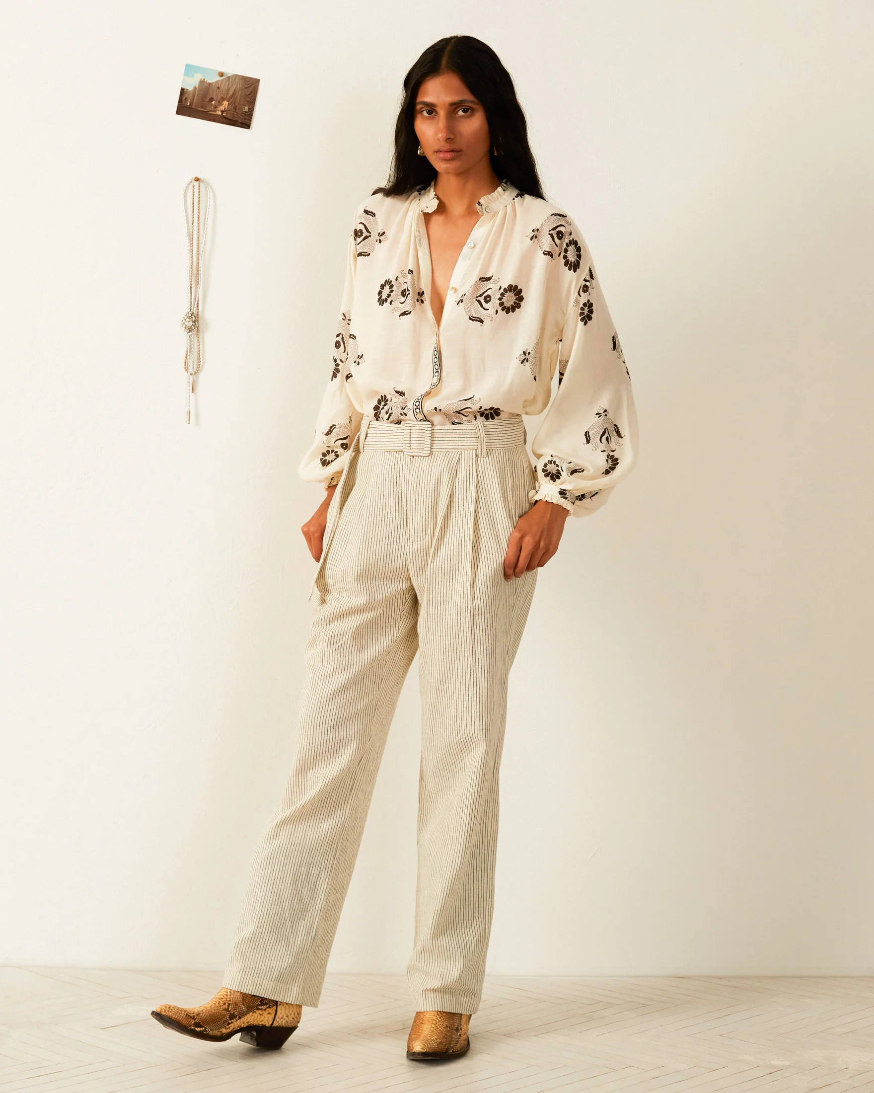 Poet Ink Cactus Flower Shirt - Image 5