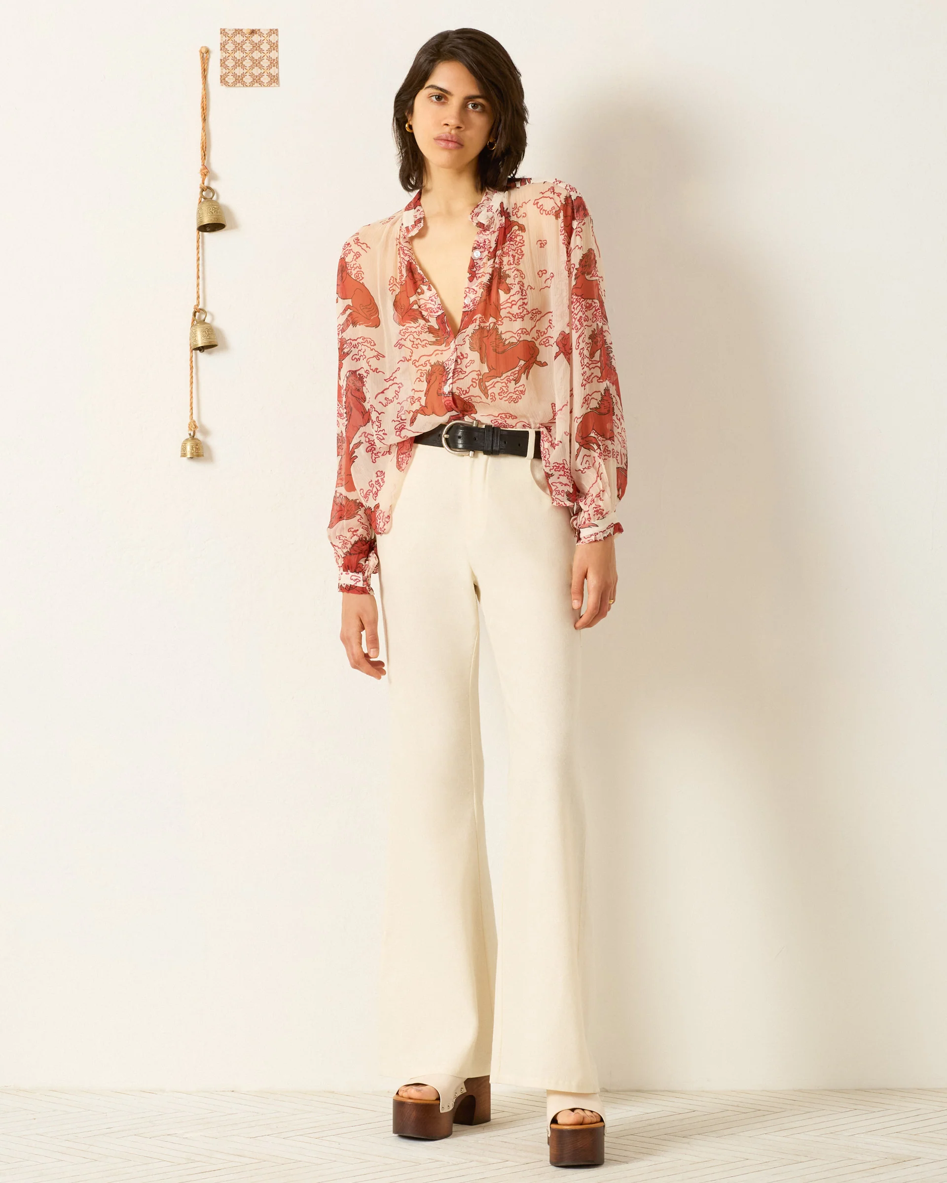 Poet Rouge Pegasus Blouse - Image 3