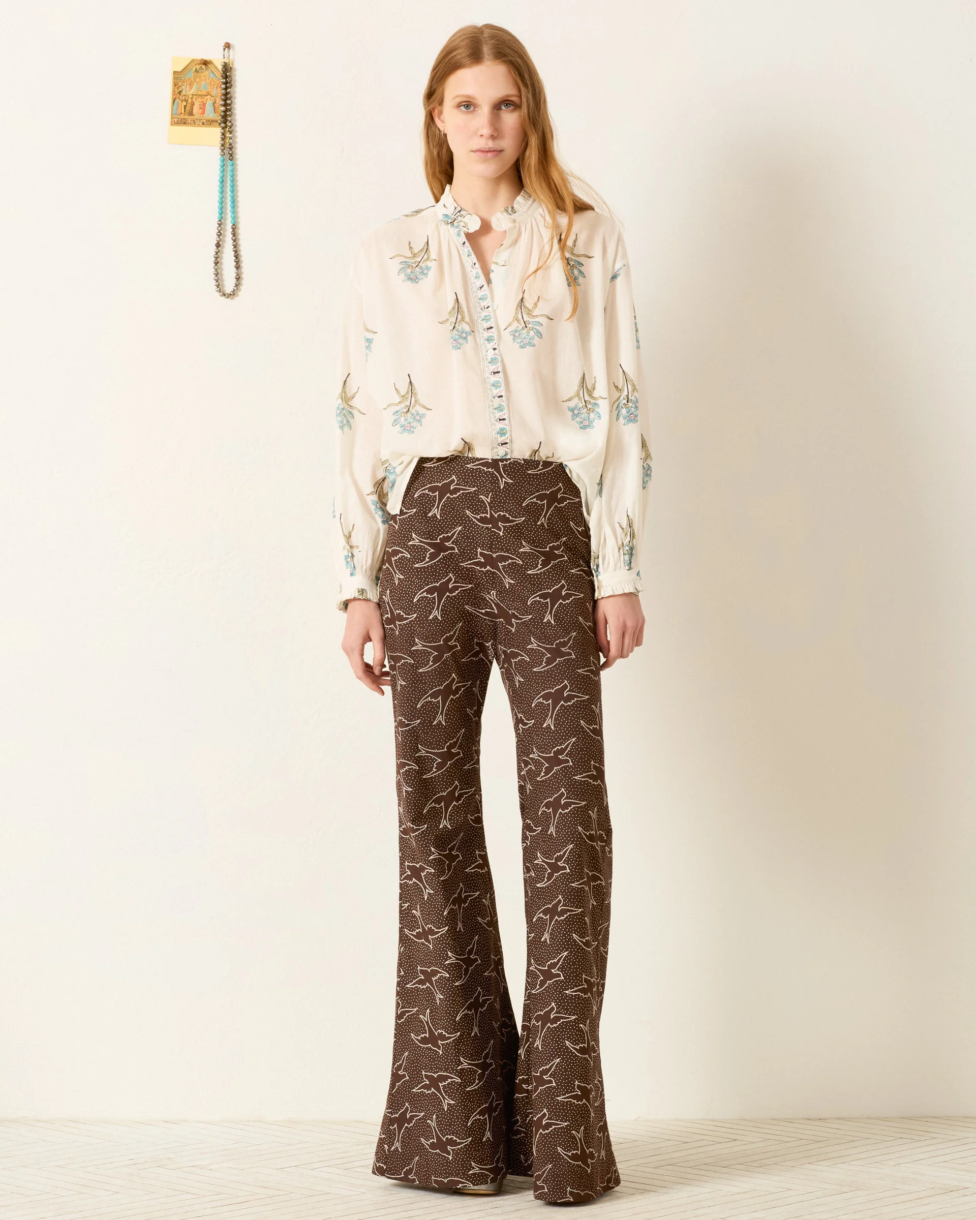 Poet Sky Mist Flower Blouse - Image 3