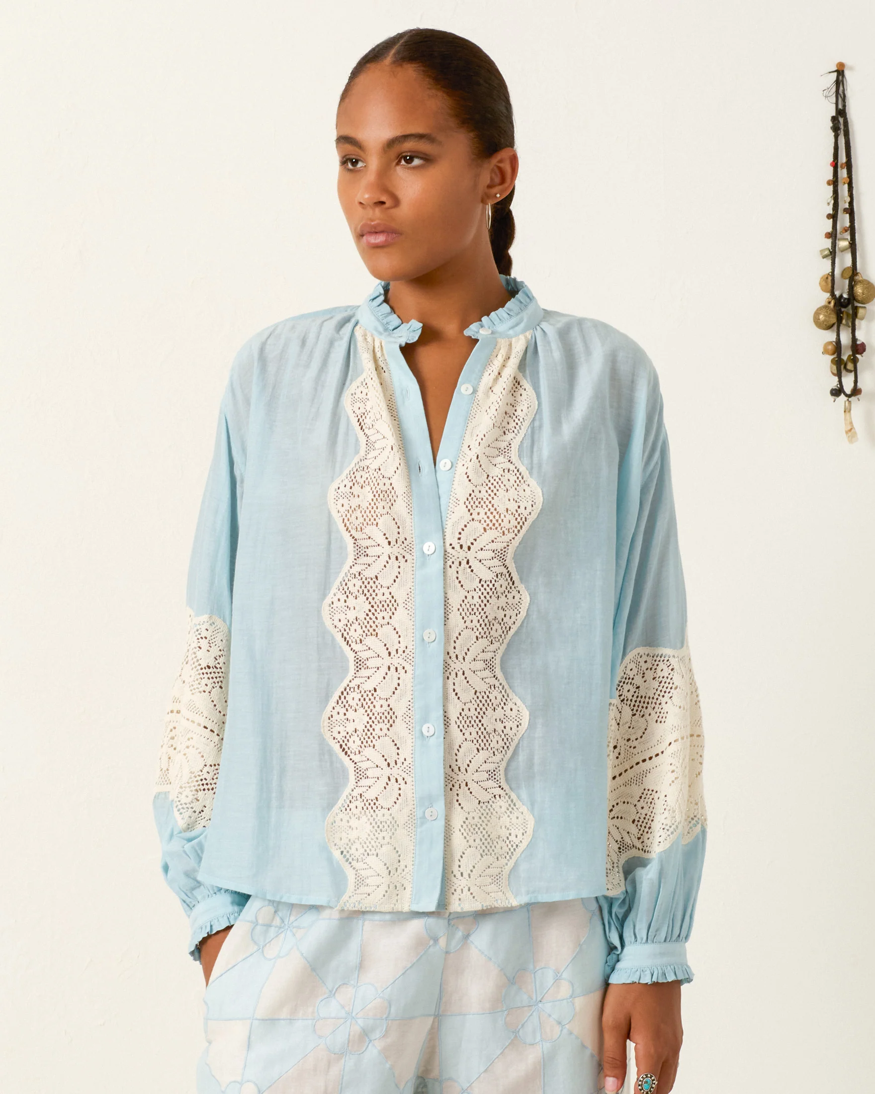 Poet Sky Prima Lace Blouse