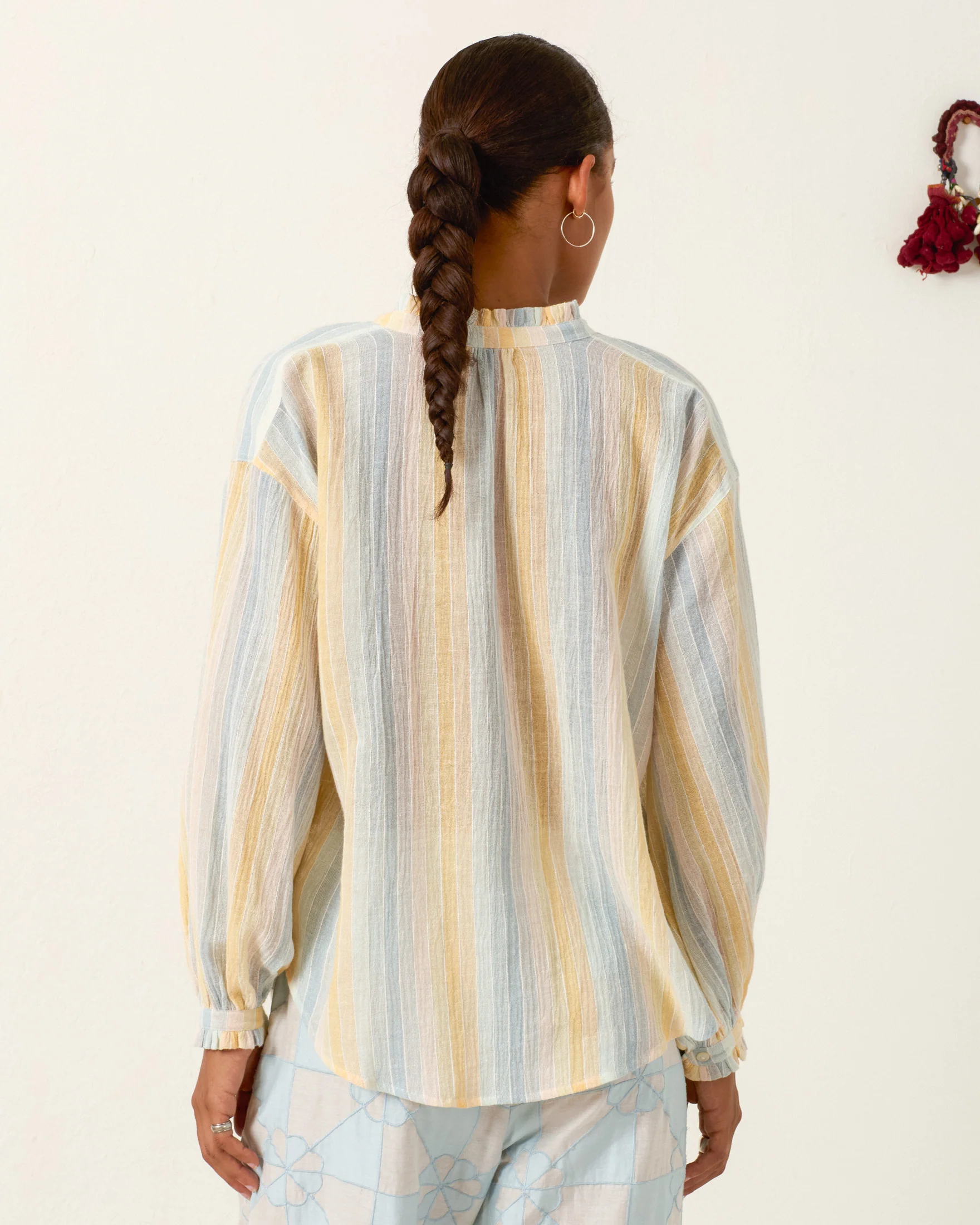 Poet Sunwash Stripe Blouse - Image 2