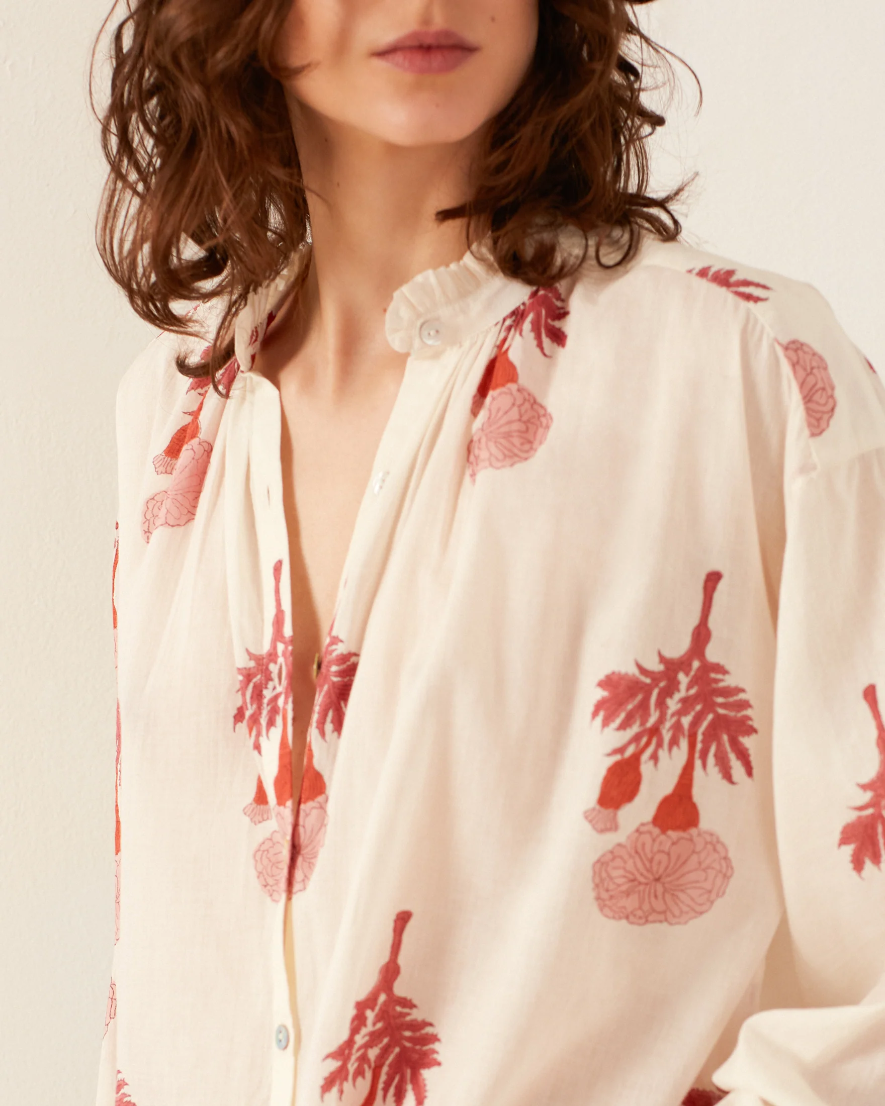 Poet Tea Rose Blouse - Image 3