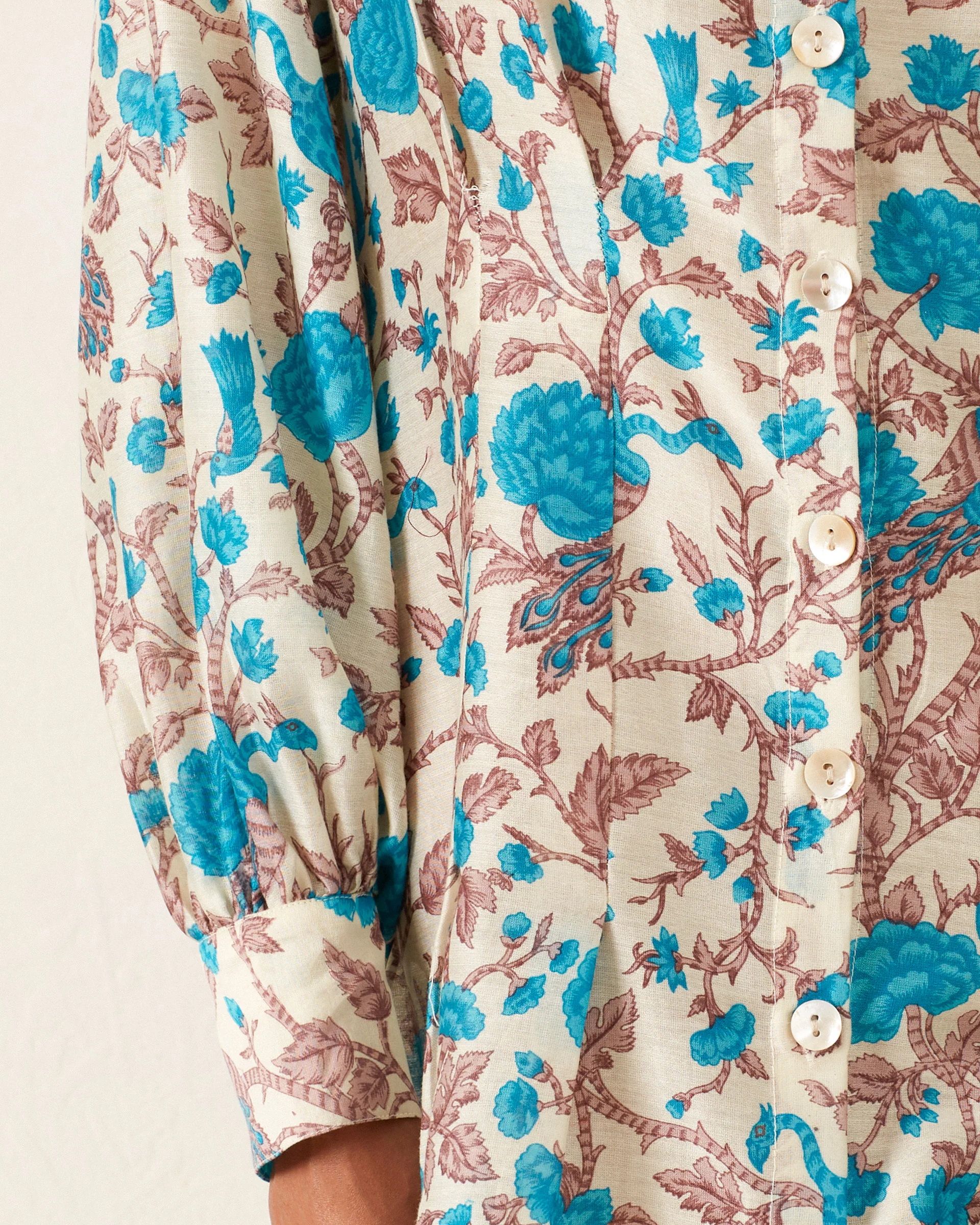 Quincy Peacock Plume Dress - Image 2