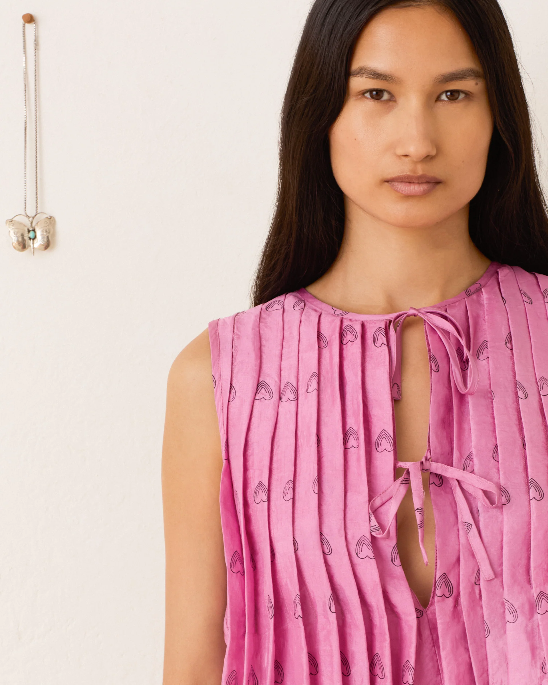 Rhoe Fuchsia Heart Top - Image 4