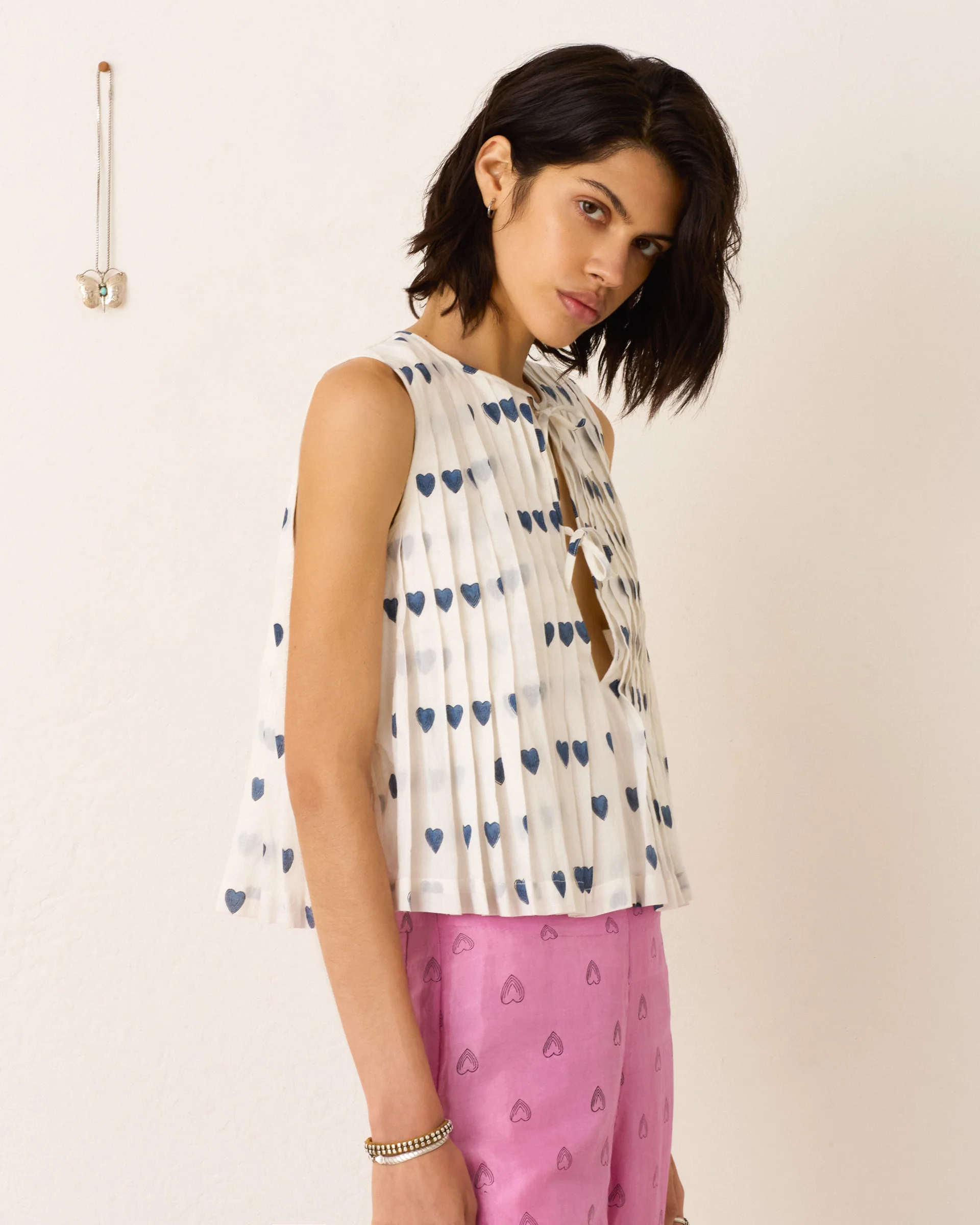 Rhoe Indigo Heart Top - Image 3