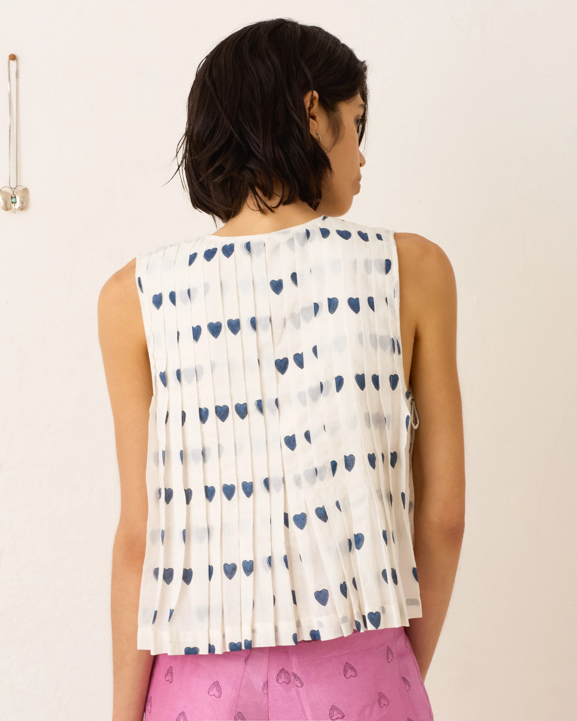 Rhoe Indigo Heart Top - Image 5