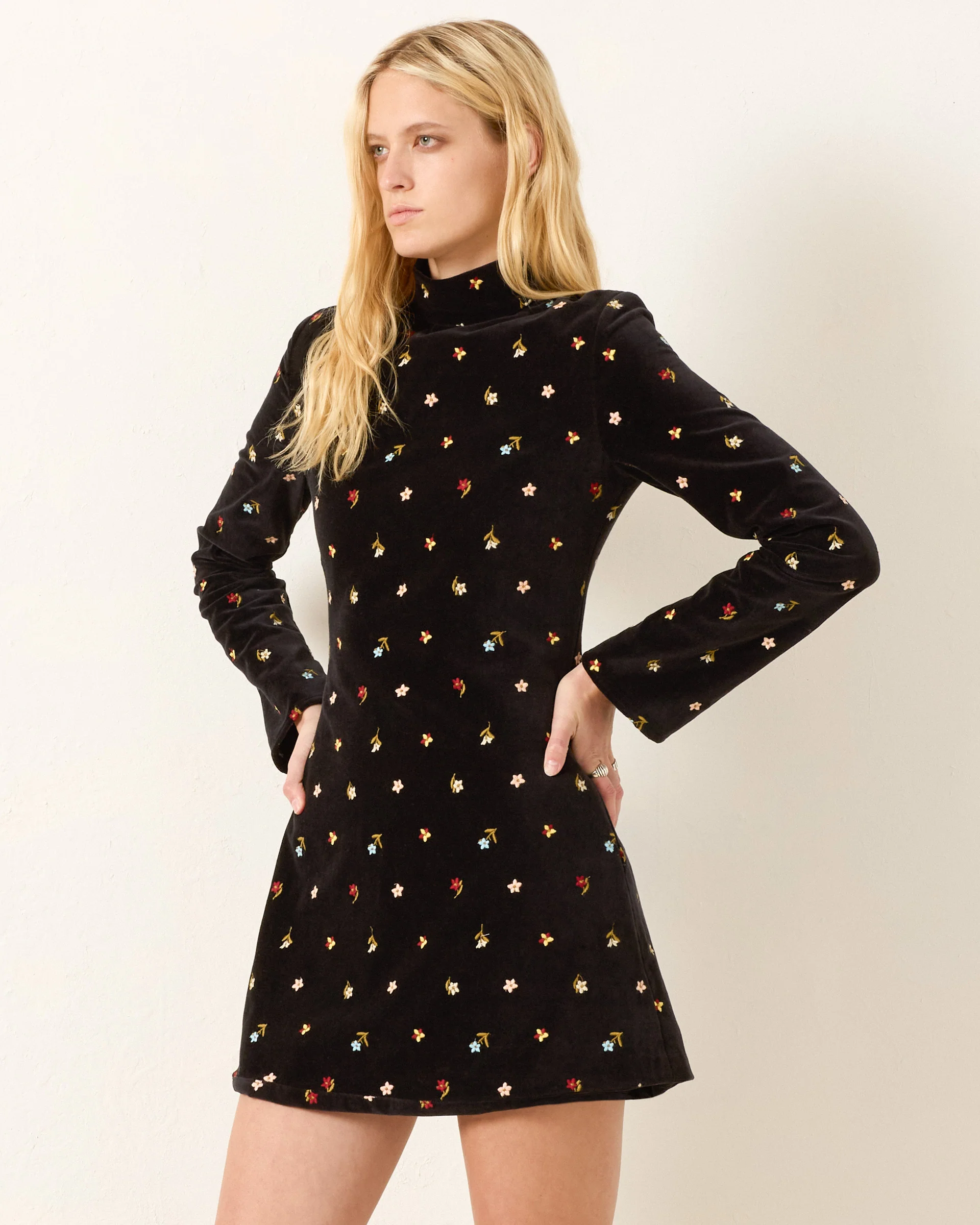 Romy Onyx Bouquet Dress - Image 2