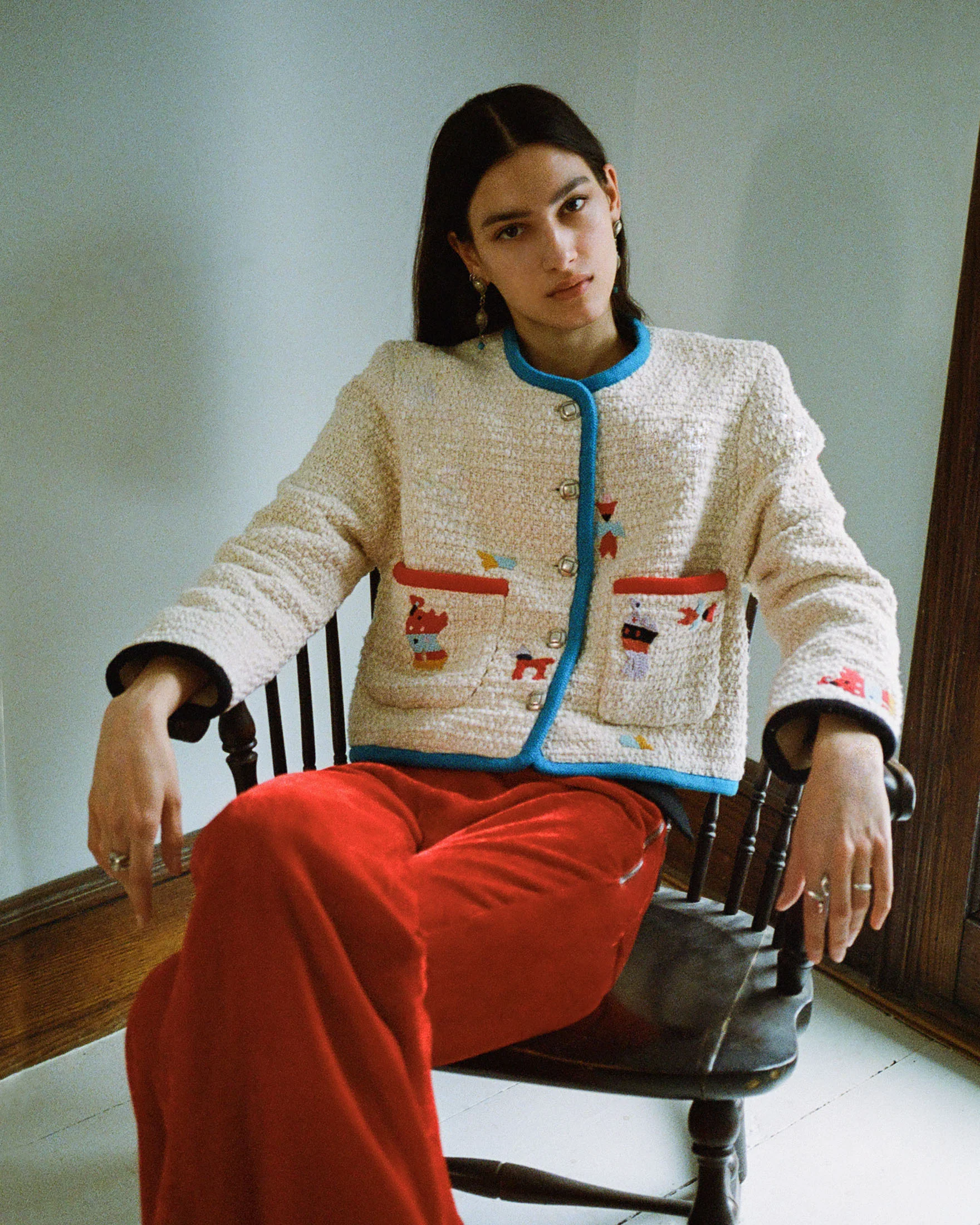 Rowan Pearl Boucle Jacket - Image 2