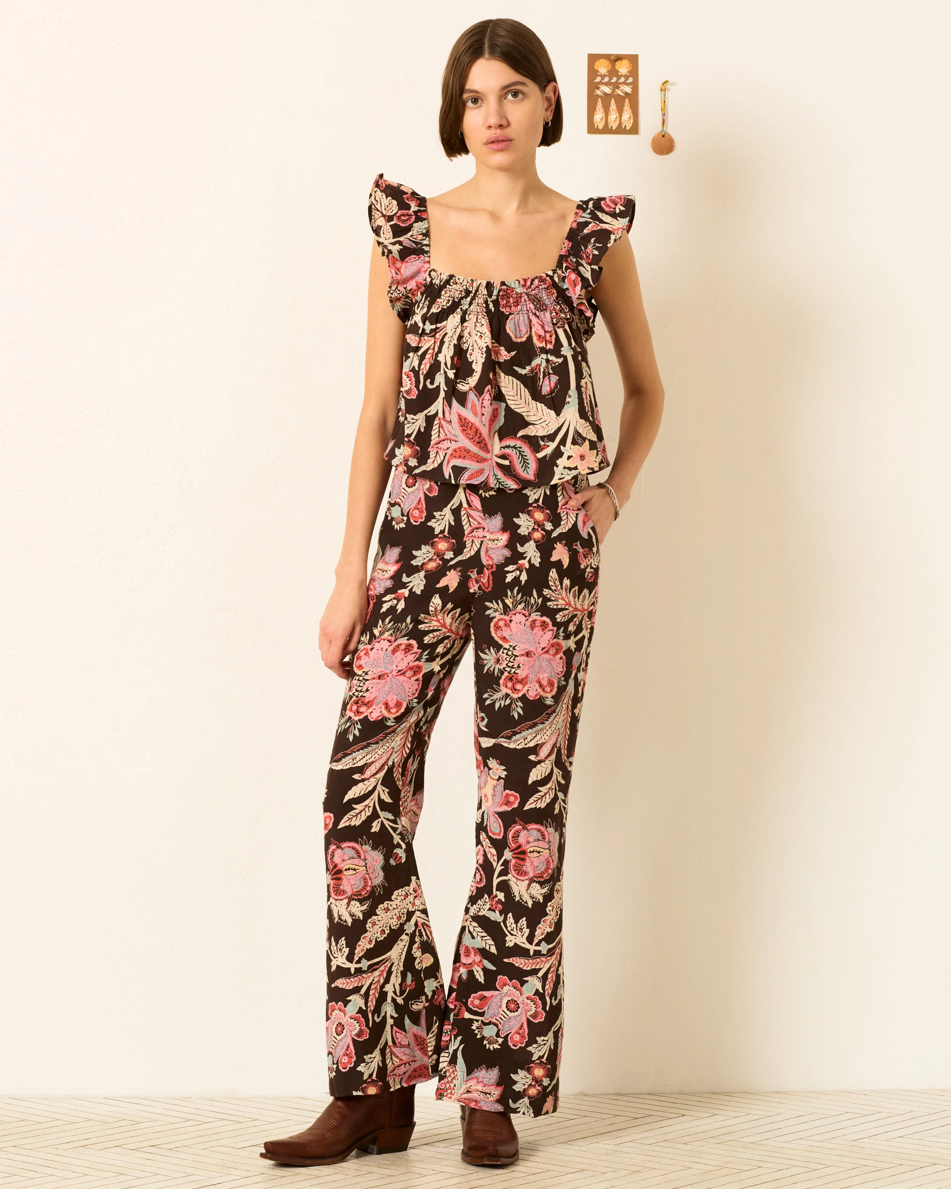 Sera Terra Floral Top - Image 4