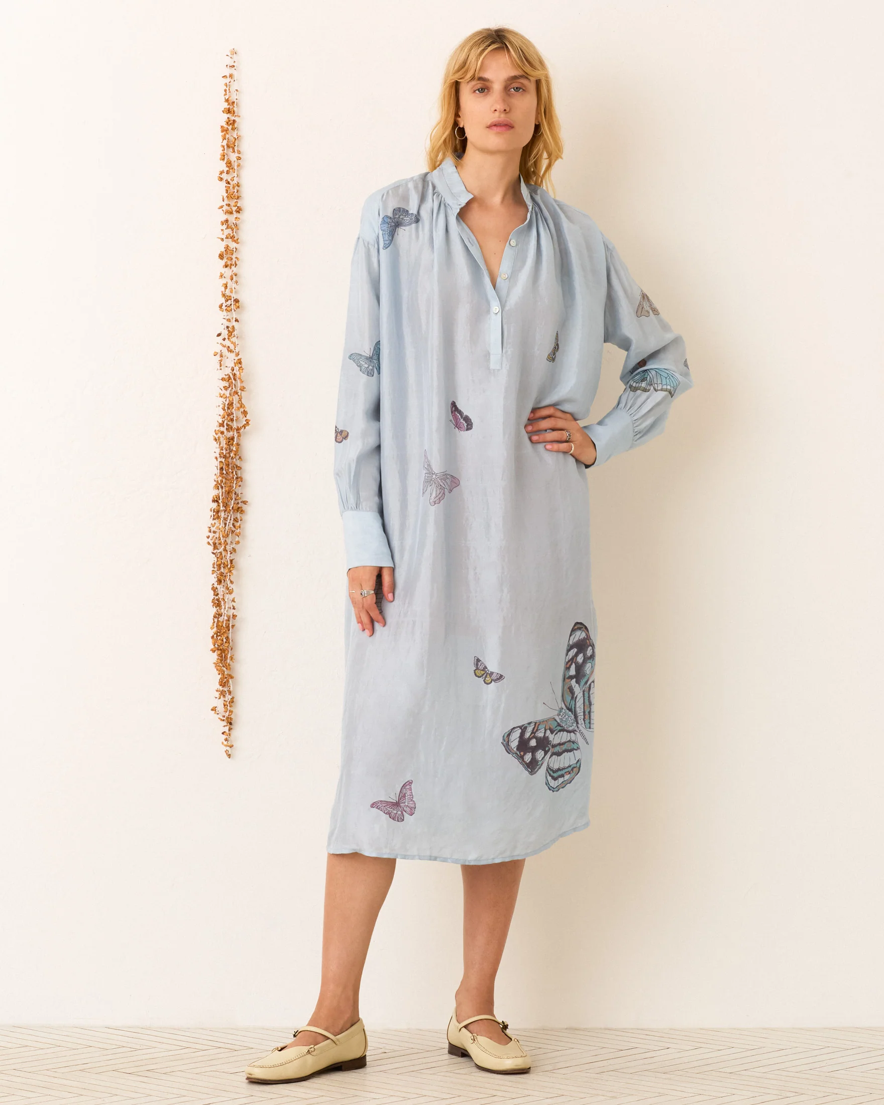 Shawna Powder Butterfly Dress