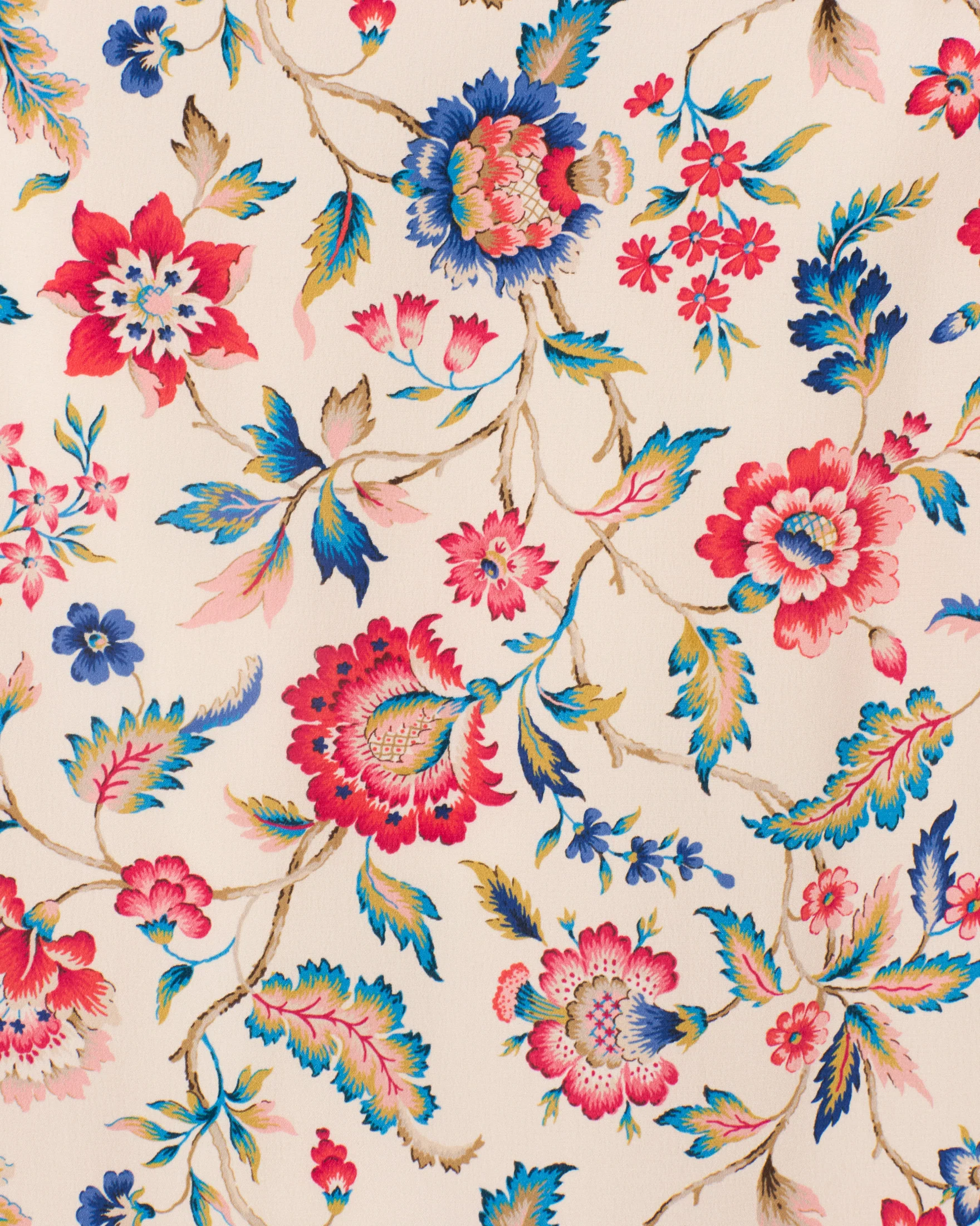 Silvie Floral Beam Silk Dress - Image 5
