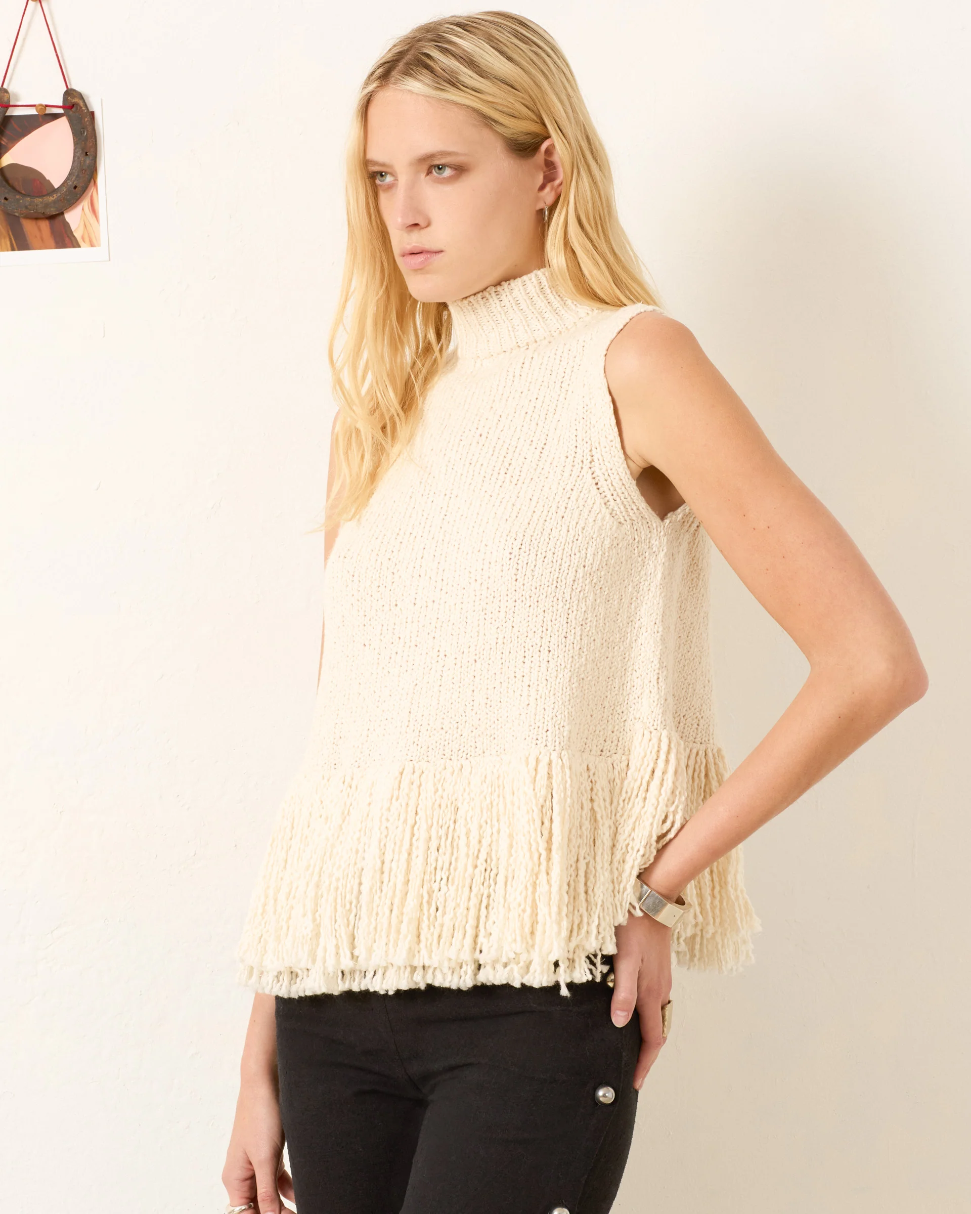 Sonia Snow Fringe Top - Image 2
