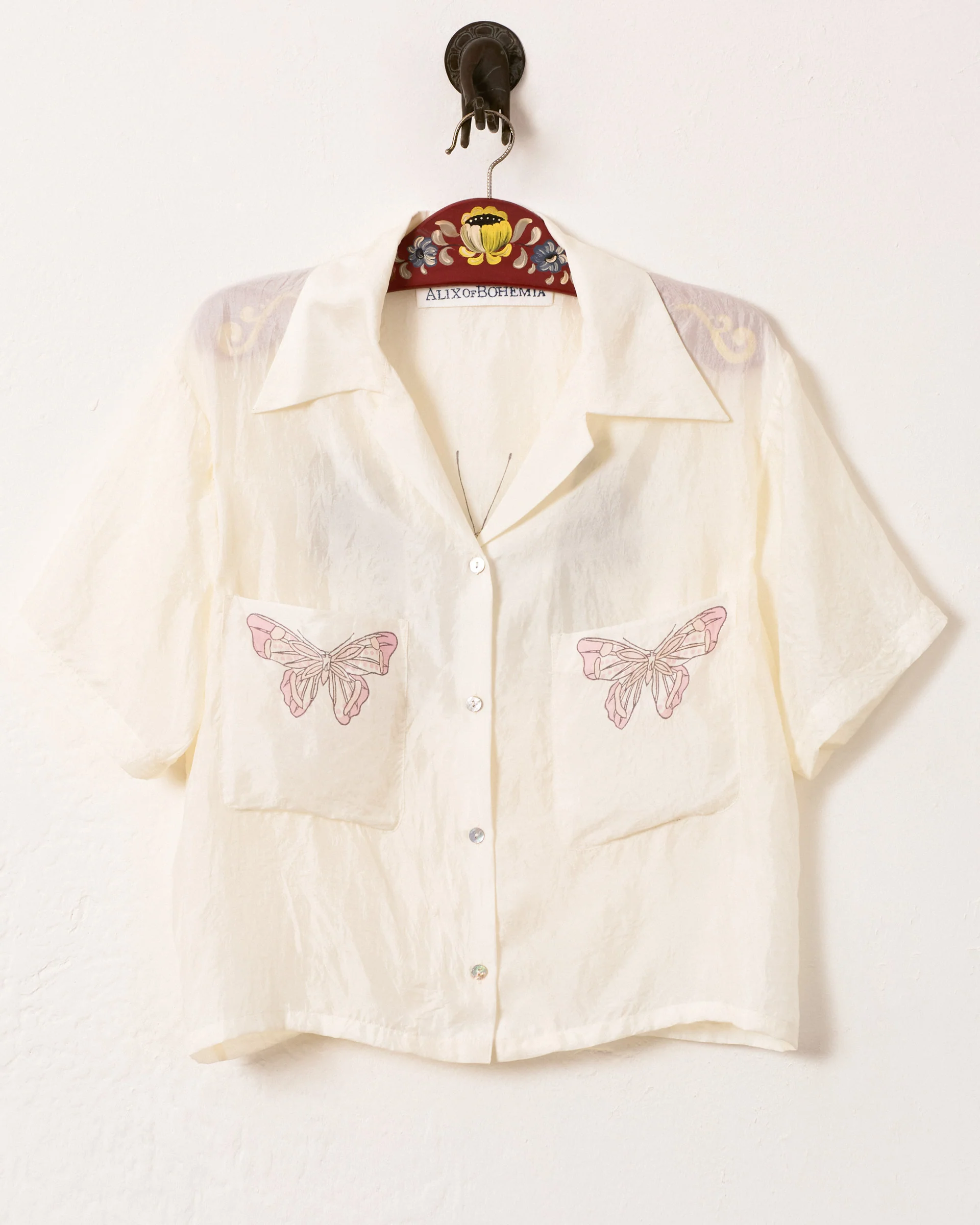 Stevie Butterfly Garden Shirt - Image 6