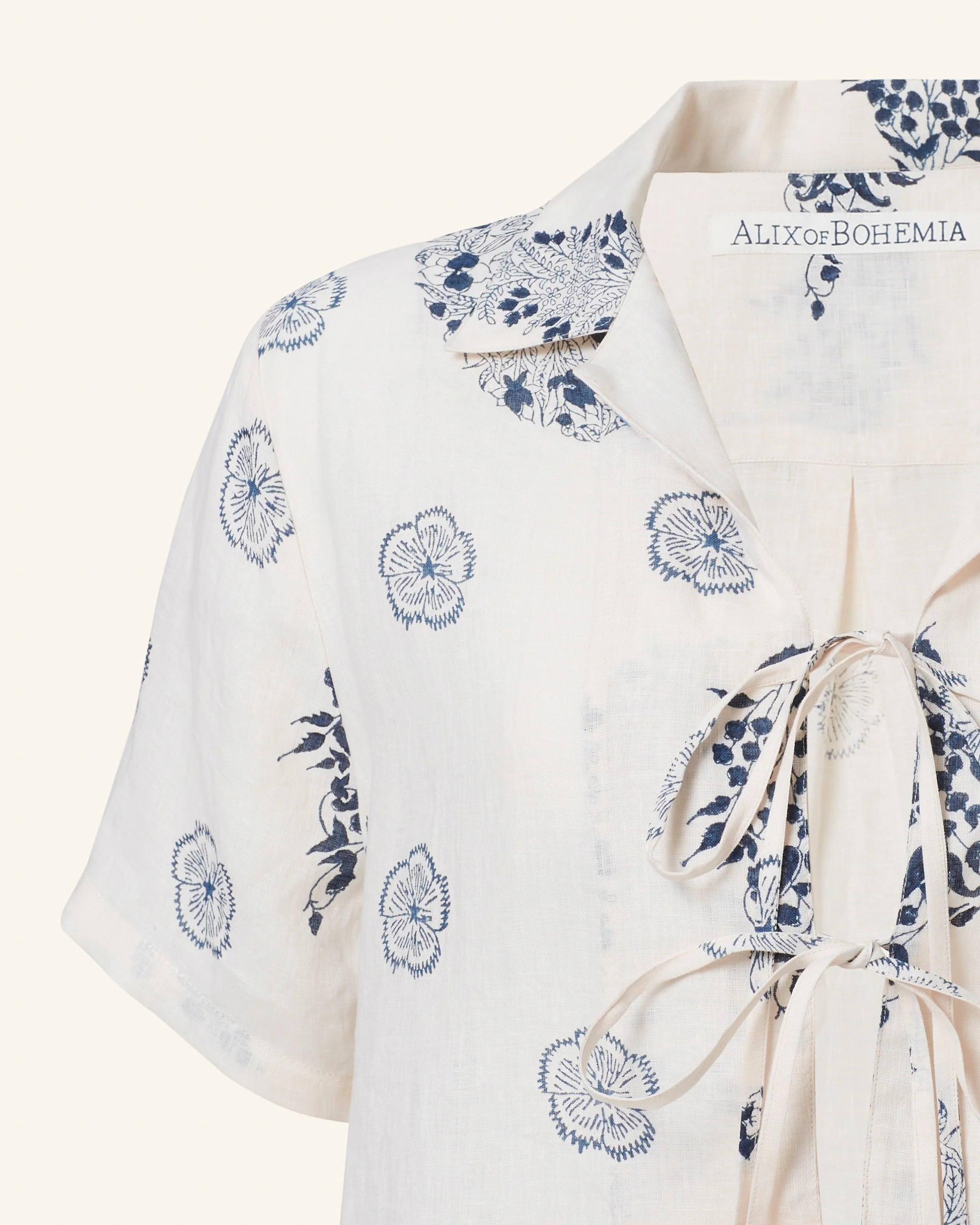 Styla Porcelain Linen Shirt - Image 3