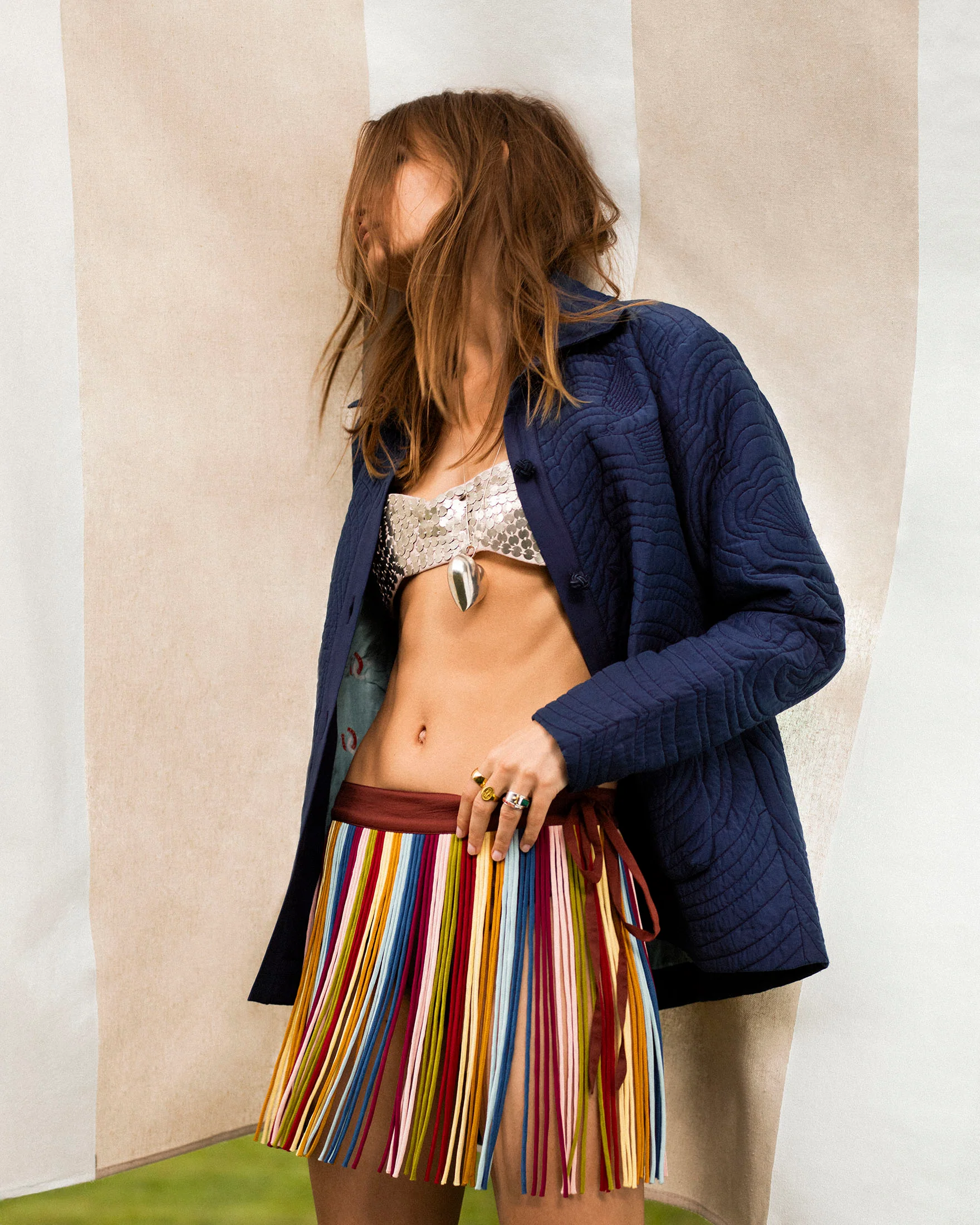 Tessa Candy Fringe Skirt - Image 2