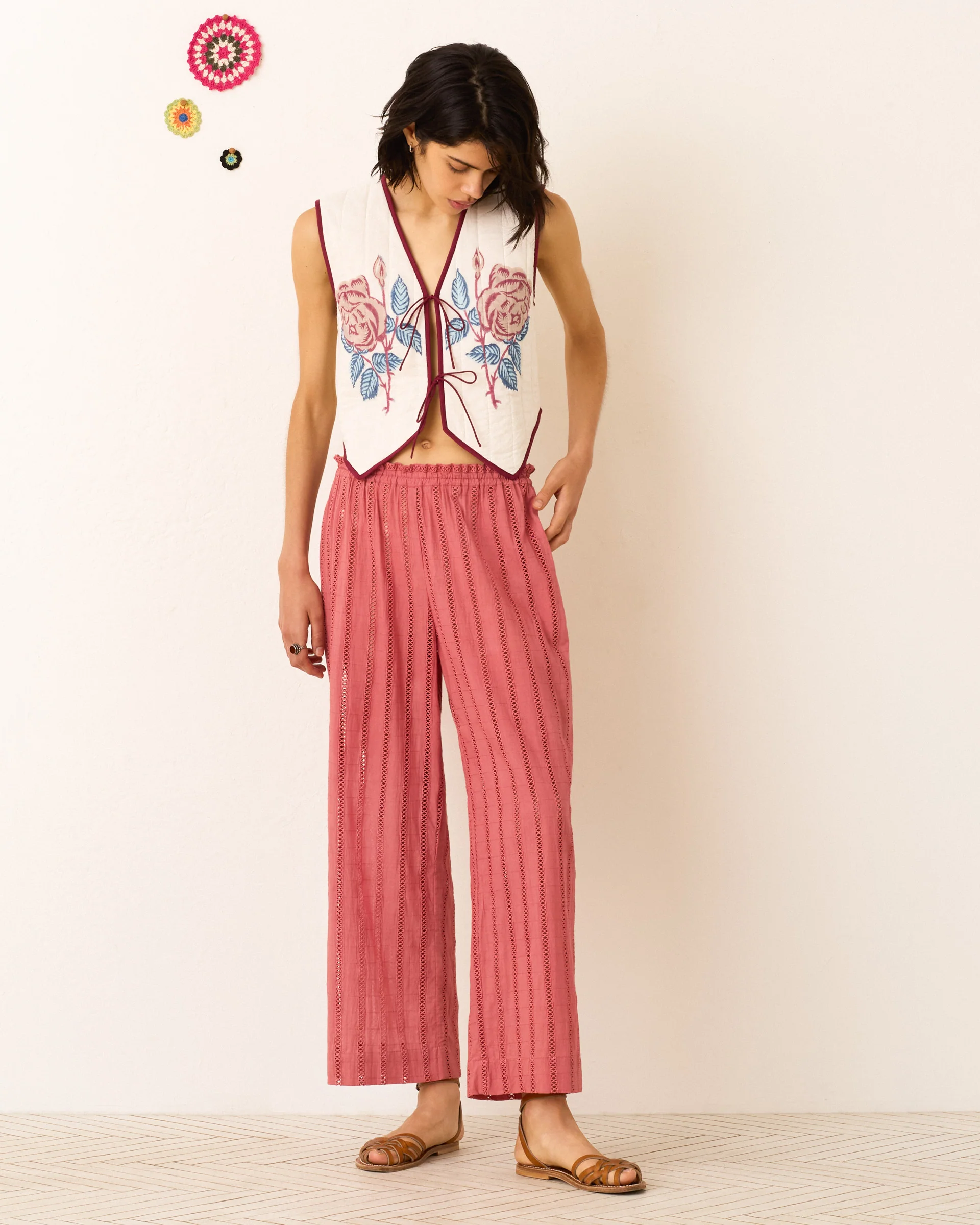 Tilda Faded Rose Vest - Image 2