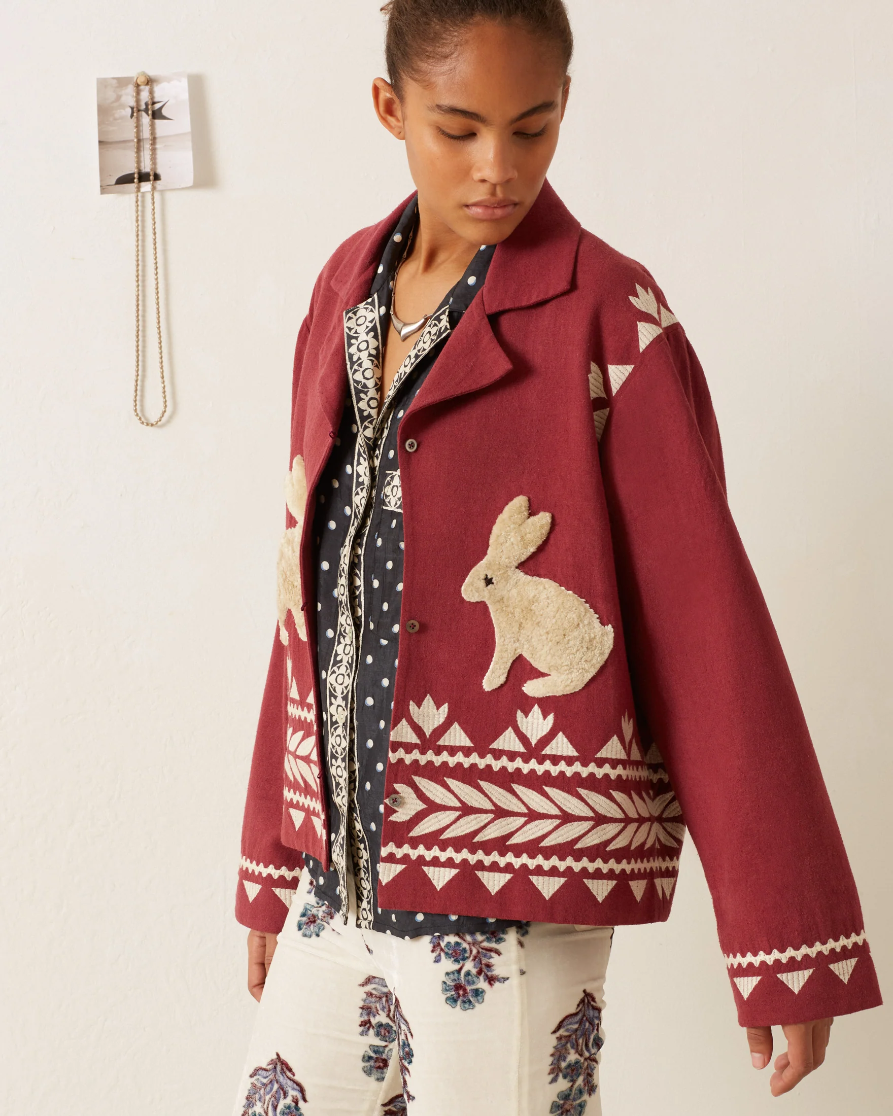 Western Plum Hare Jacket - Image 3