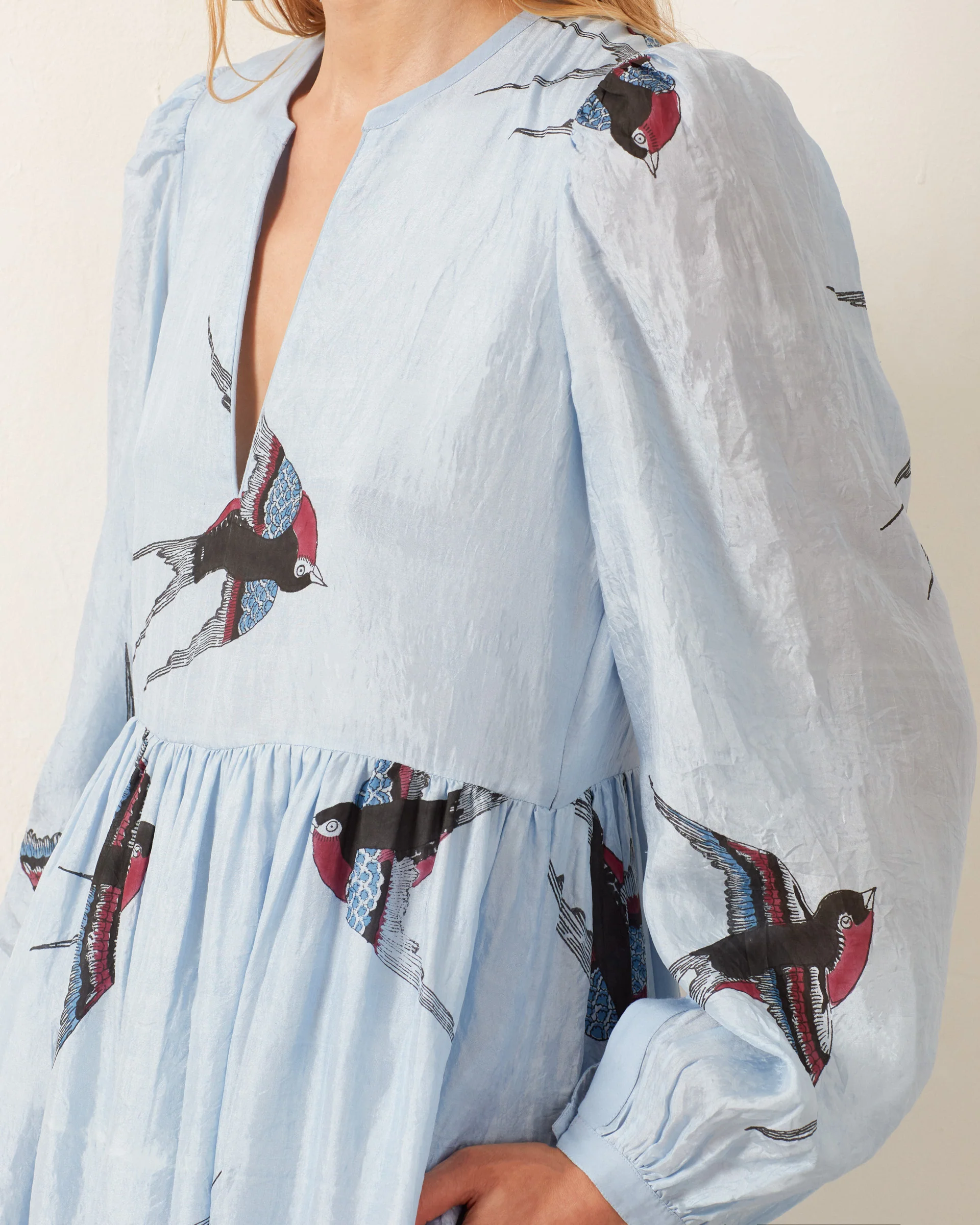 Winifred Swallow Silk Dress - Image 2