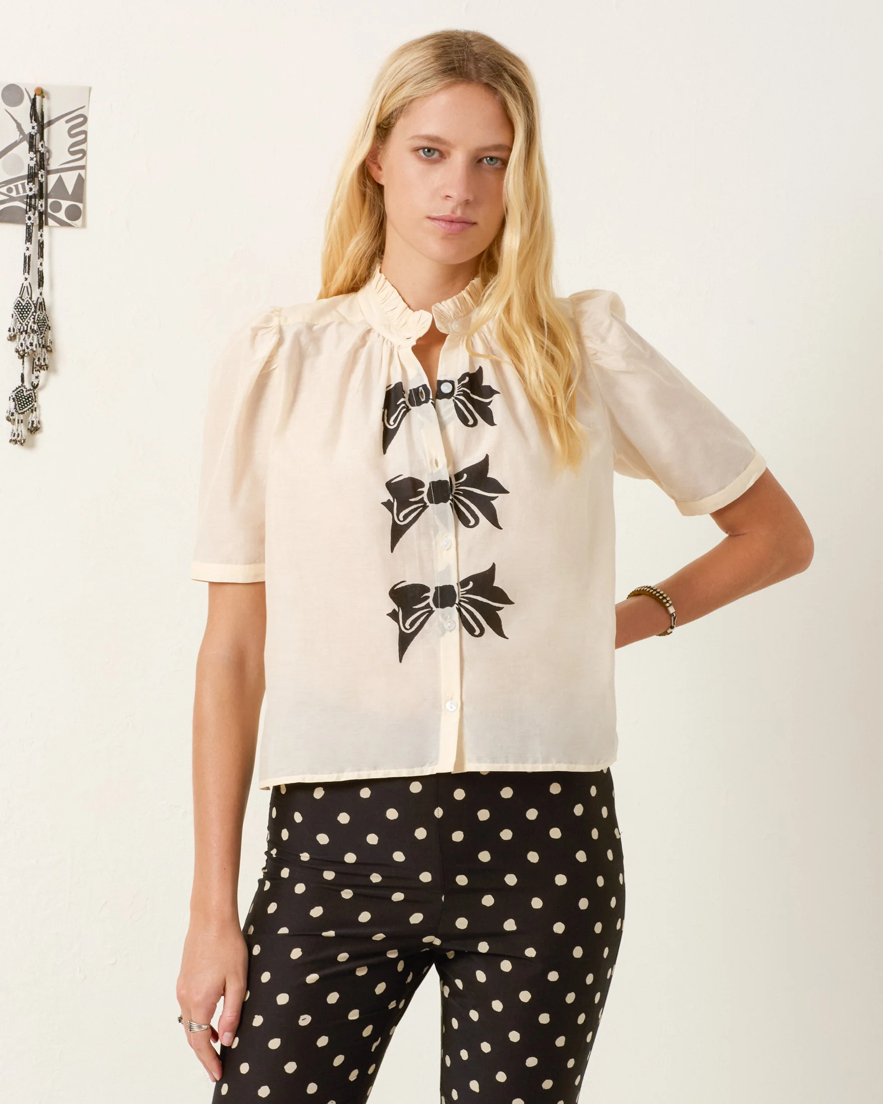Winn Black Tie Shirt