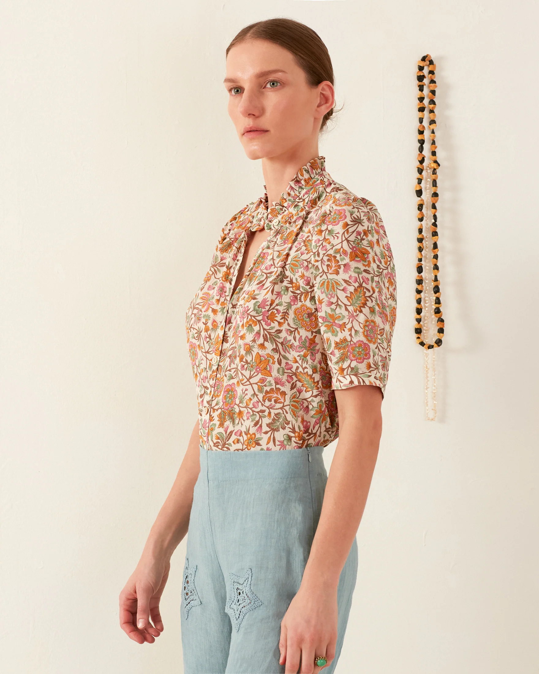 Winn Garden Party Silk Shirt - Image 3