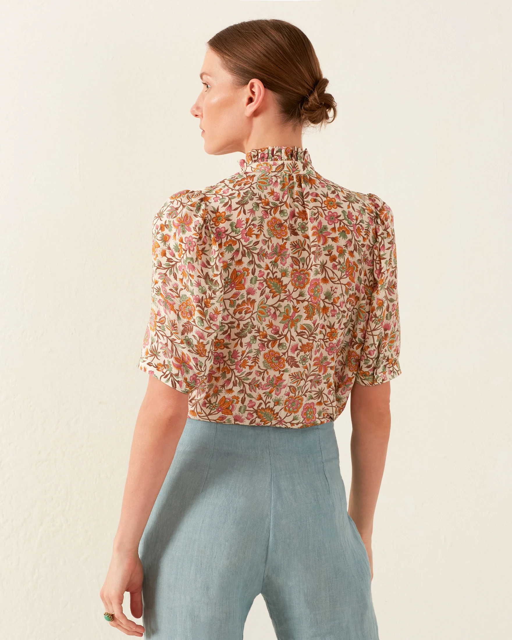 Winn Garden Party Silk Shirt - Image 4