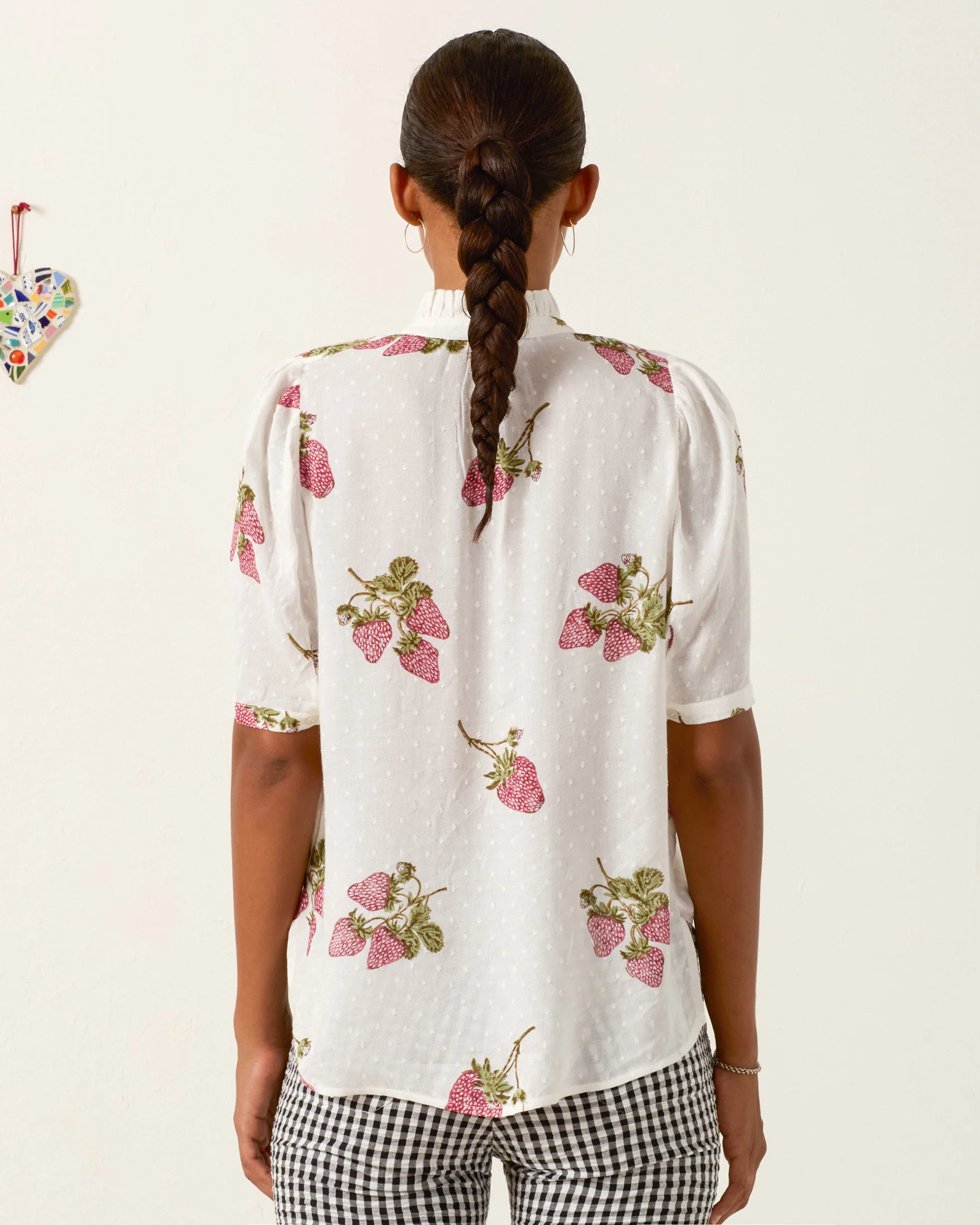 Winnie Strawberry Dot Shirt - Image 2