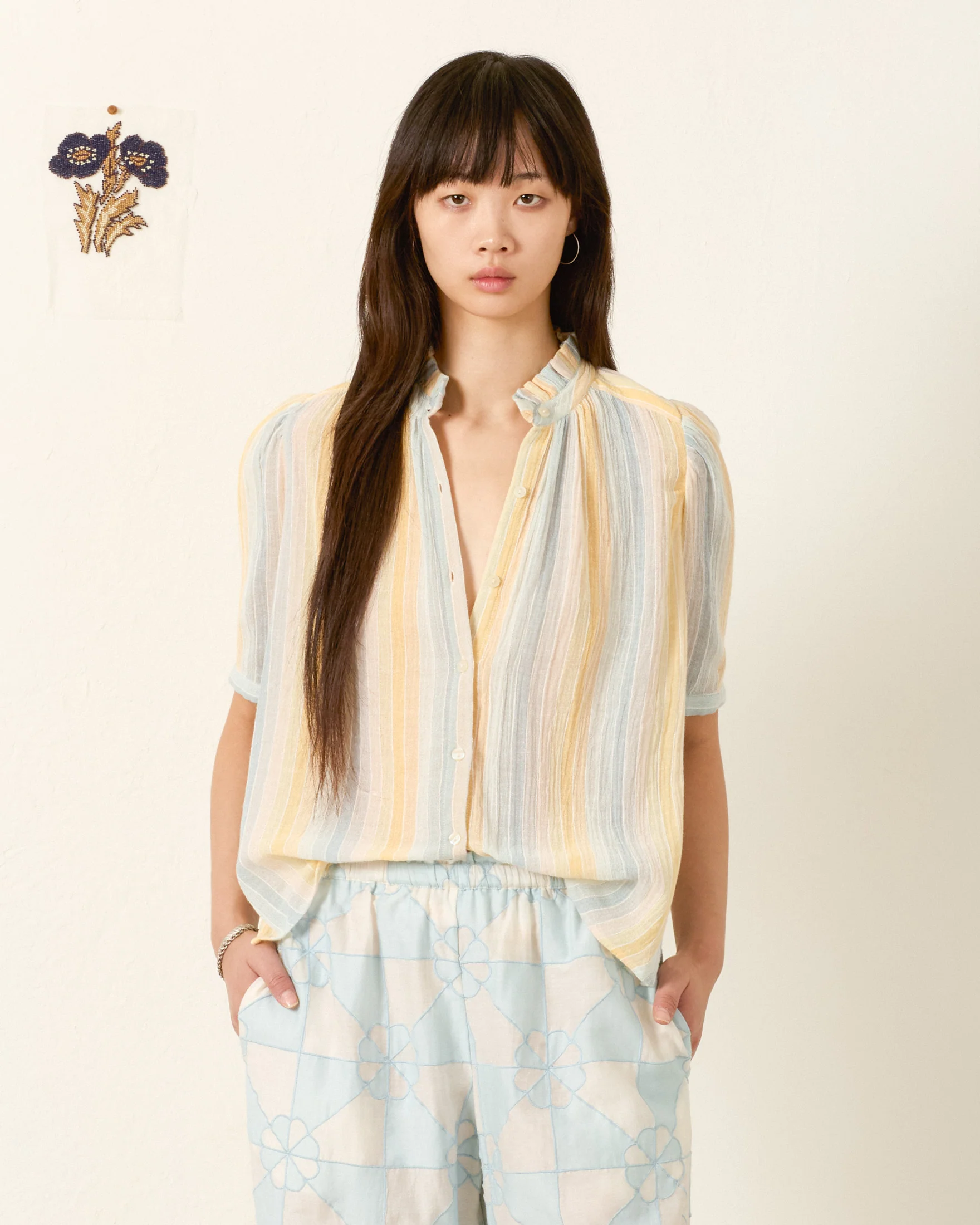 Winnie Sunwash Stripe Shirt